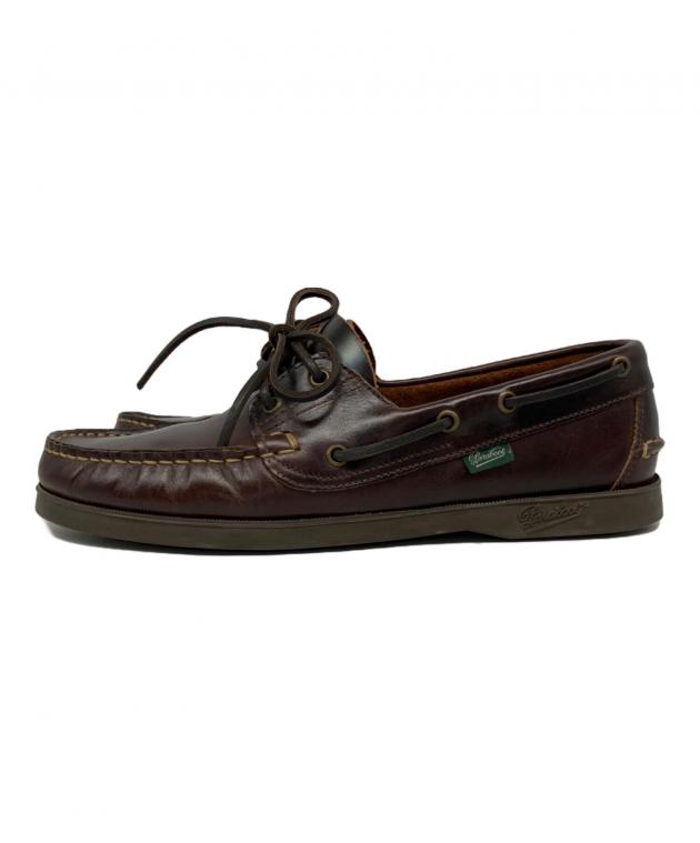 GW値引き❗️PARABOOT ブーツ 8.5(デッキシューズ)デカタグ 中古・古着通販】PARABOOT (パラブーツ) MARINE BARTH デッキシューズ