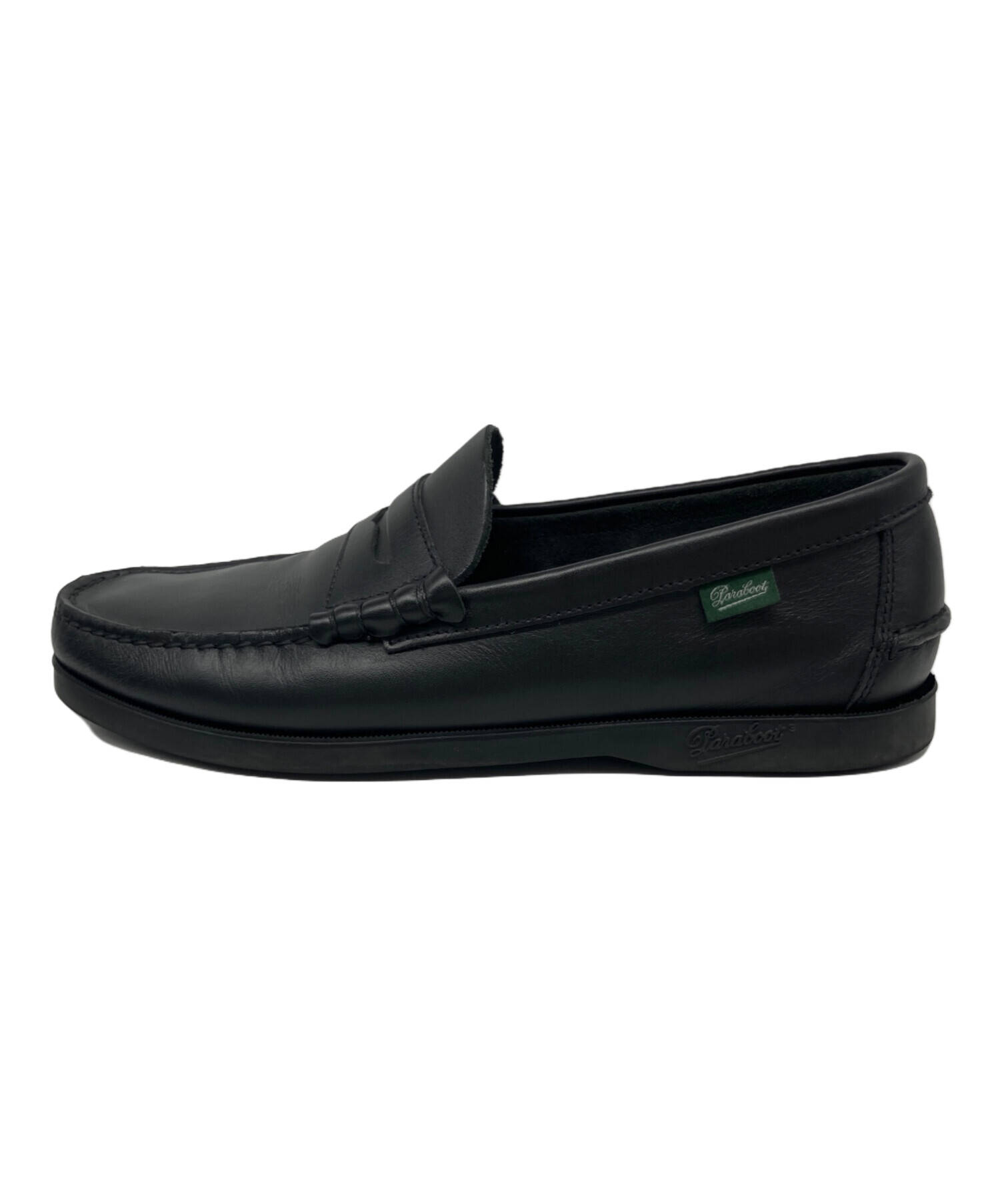 Paraboot ローファー 黒　サイズ5.5 中古・古着通販】PARABOOT (パラブーツ) ローファー ブラック サイズ