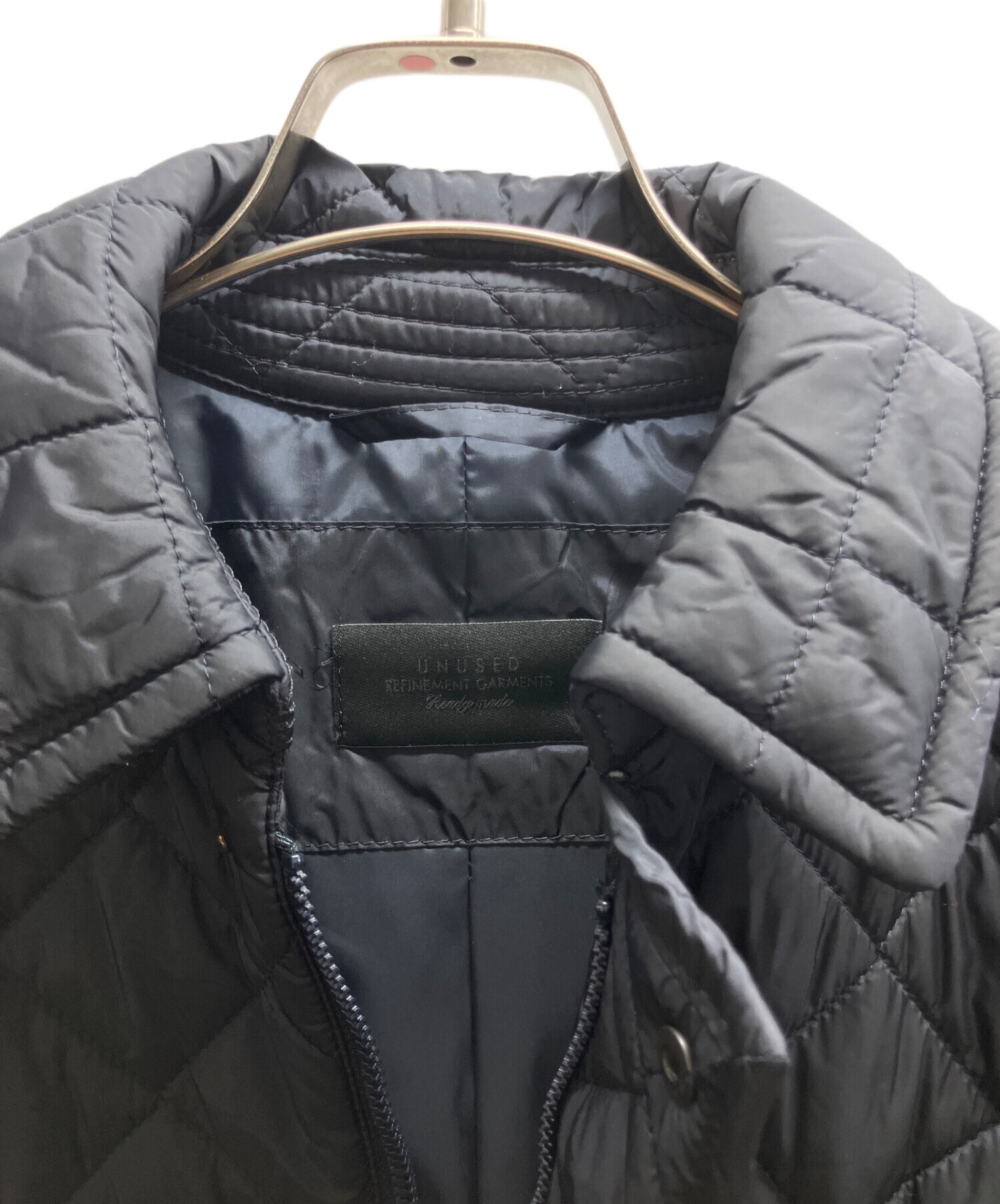 ジャケット・アウター unused nylon coat 中古・古着通販】UNUSED (アンユーズド) Quilting Nylon Coat ネイビー