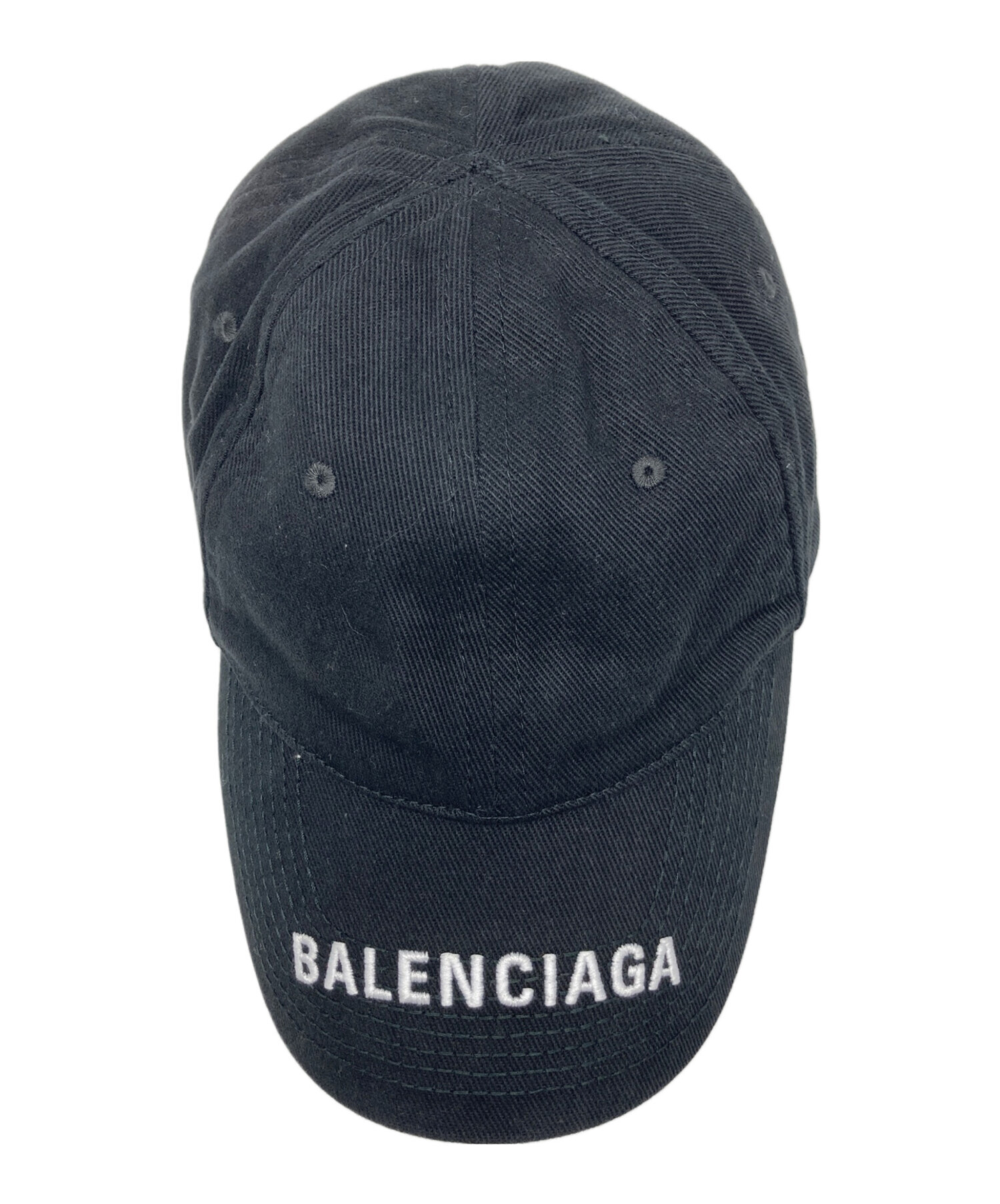 中古・古着通販】BALENCIAGA (バレンシアガ) ロゴキャップ ブラック
