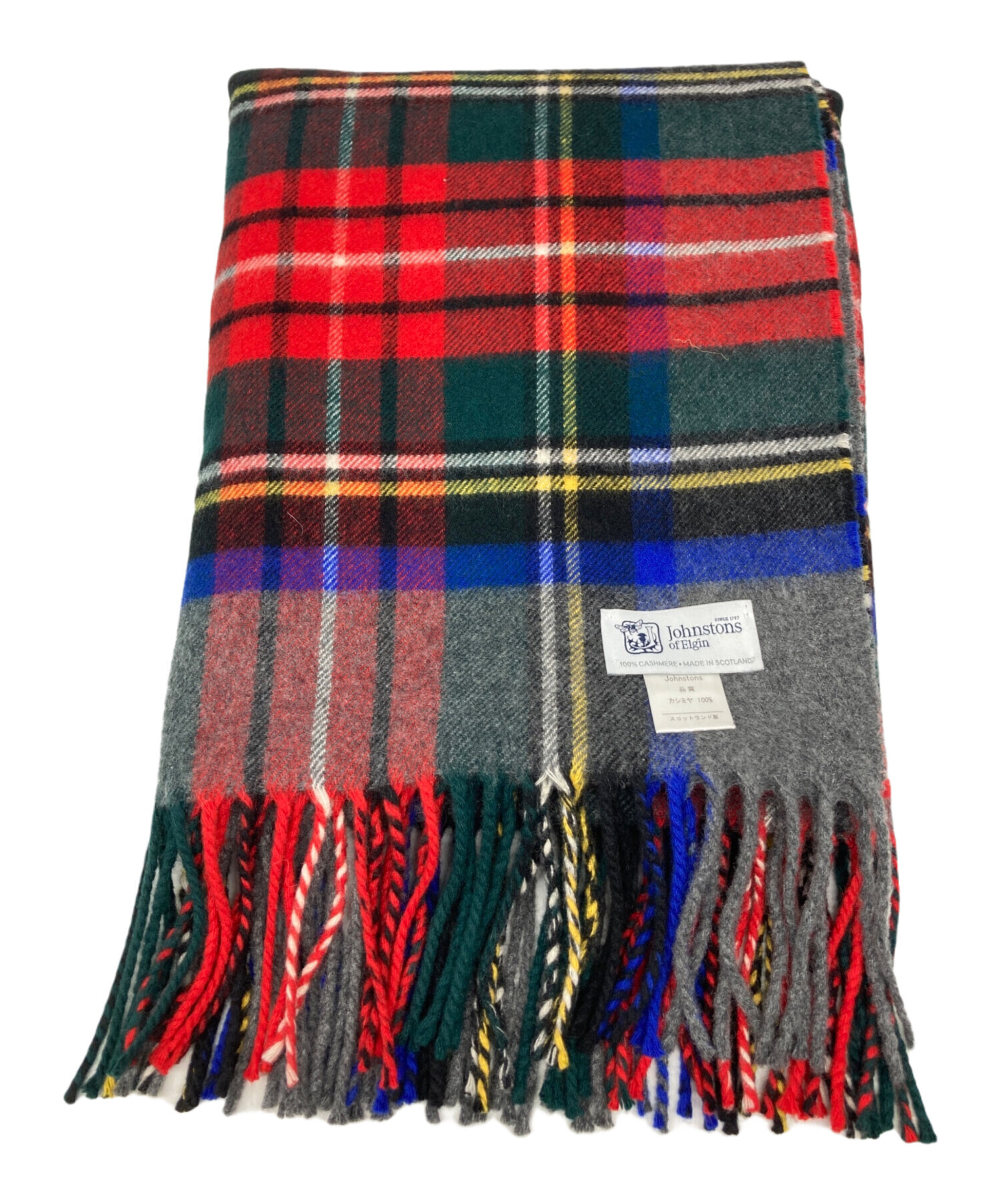 中古・古着通販】JOHNSTONS (ジョンストンズ) カシミヤチェック