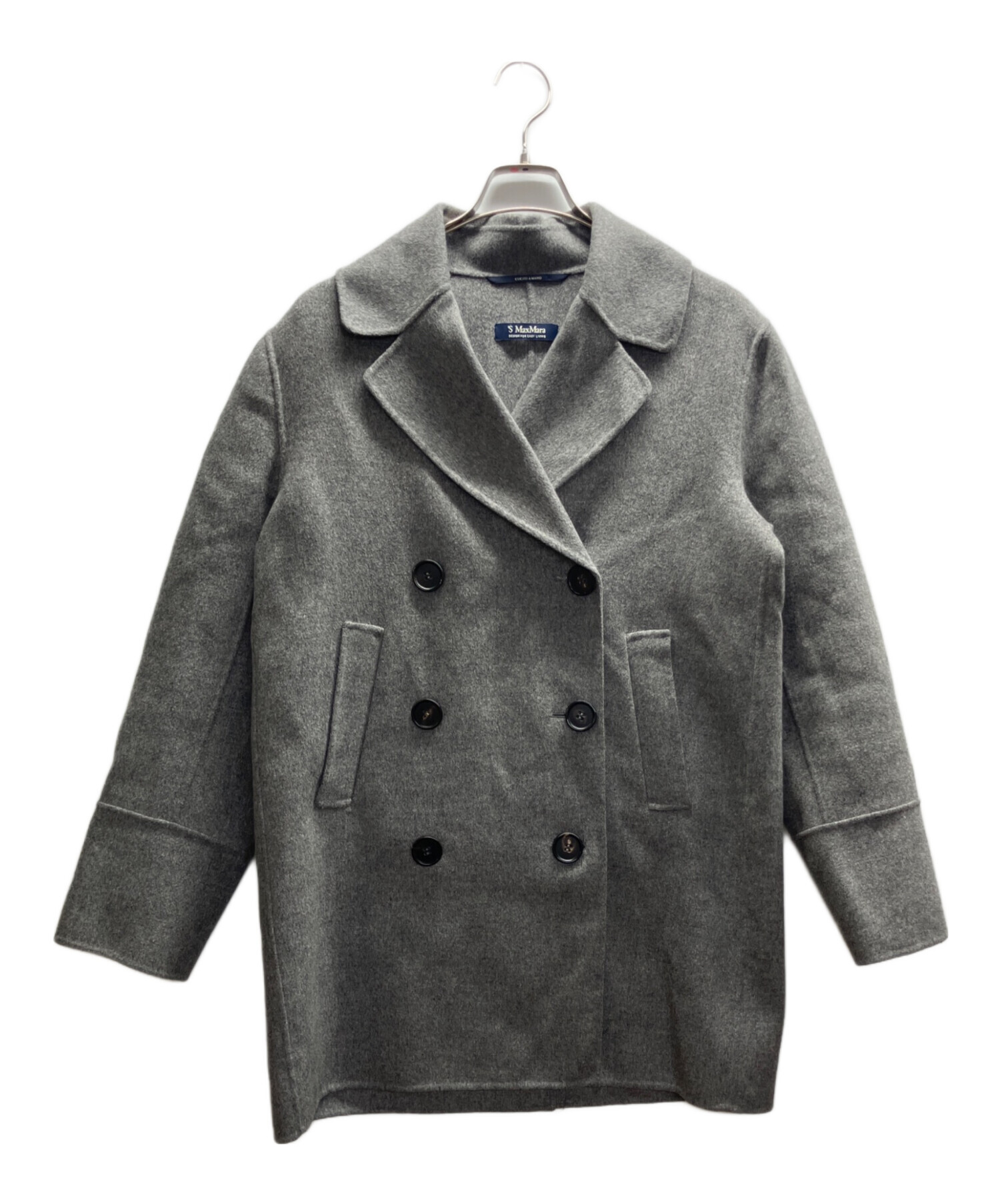 MaxMara STUDIOクチートアマーノ ダブルフェイスコート 42 中古・古着通販】'S Max Mara (エスマックスマーラ) ダブルフェイス