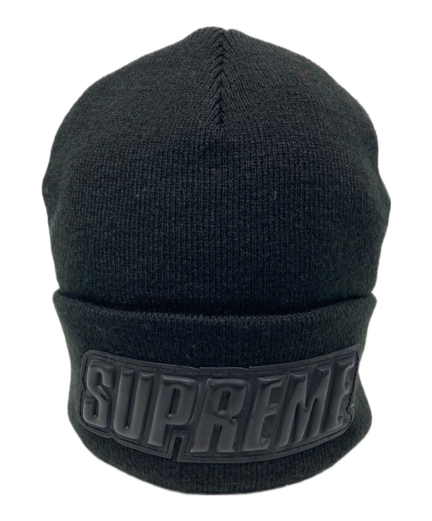 dummyさん 専用Supreme Block Knit Beanie ブラック 中古・古着通販】Supreme (シュプリーム) Raised patent beanie