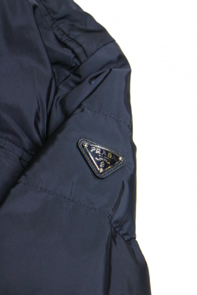 中古・古着通販】PRADA (プラダ) ノーカラーライトダウンジャケット