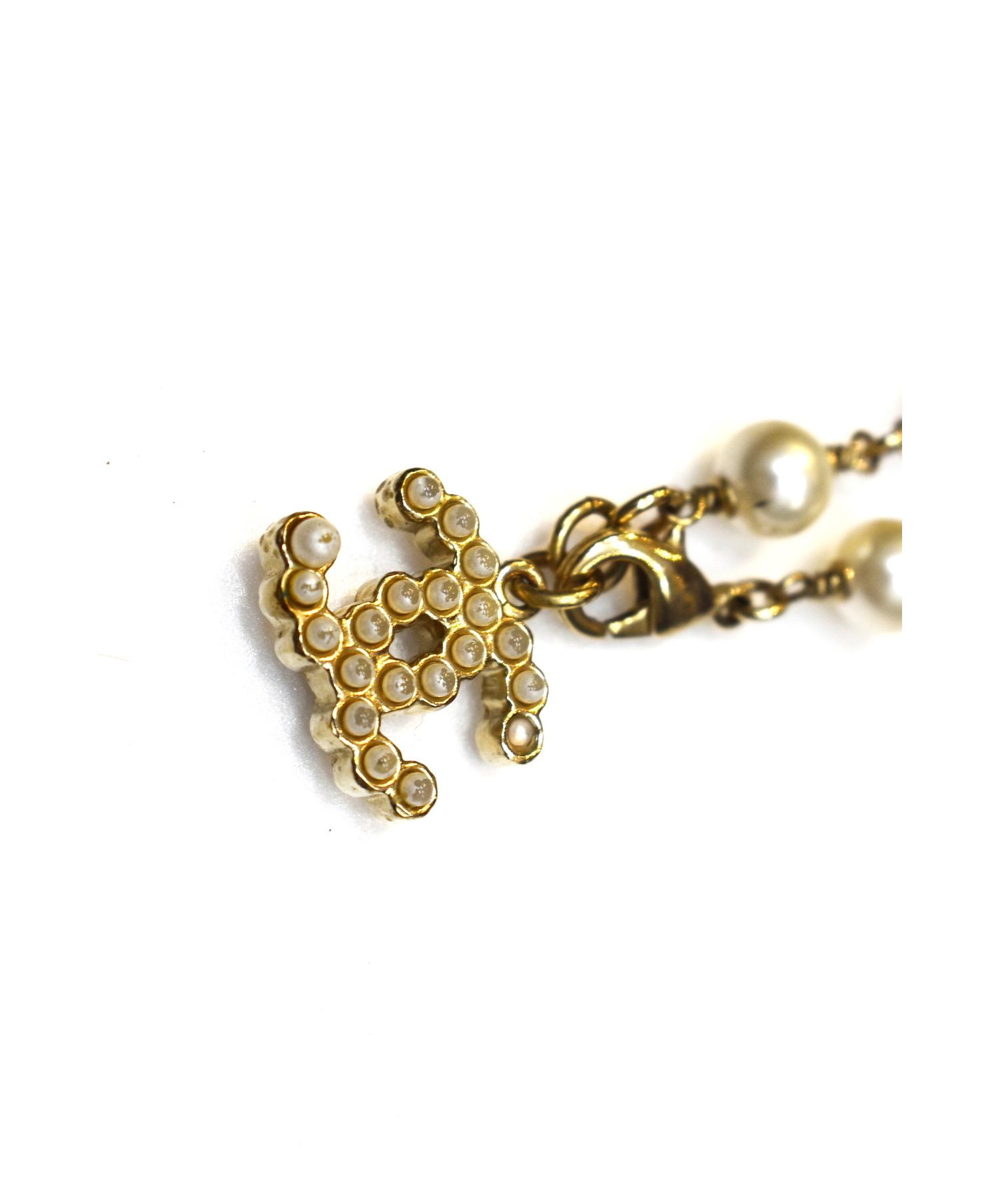 【新品】CHANEL シャネル　ブレスレット　パール　ココマーク CHANEL（シャネル） ココマーク フェイクパール ブレスレット SS A16B
