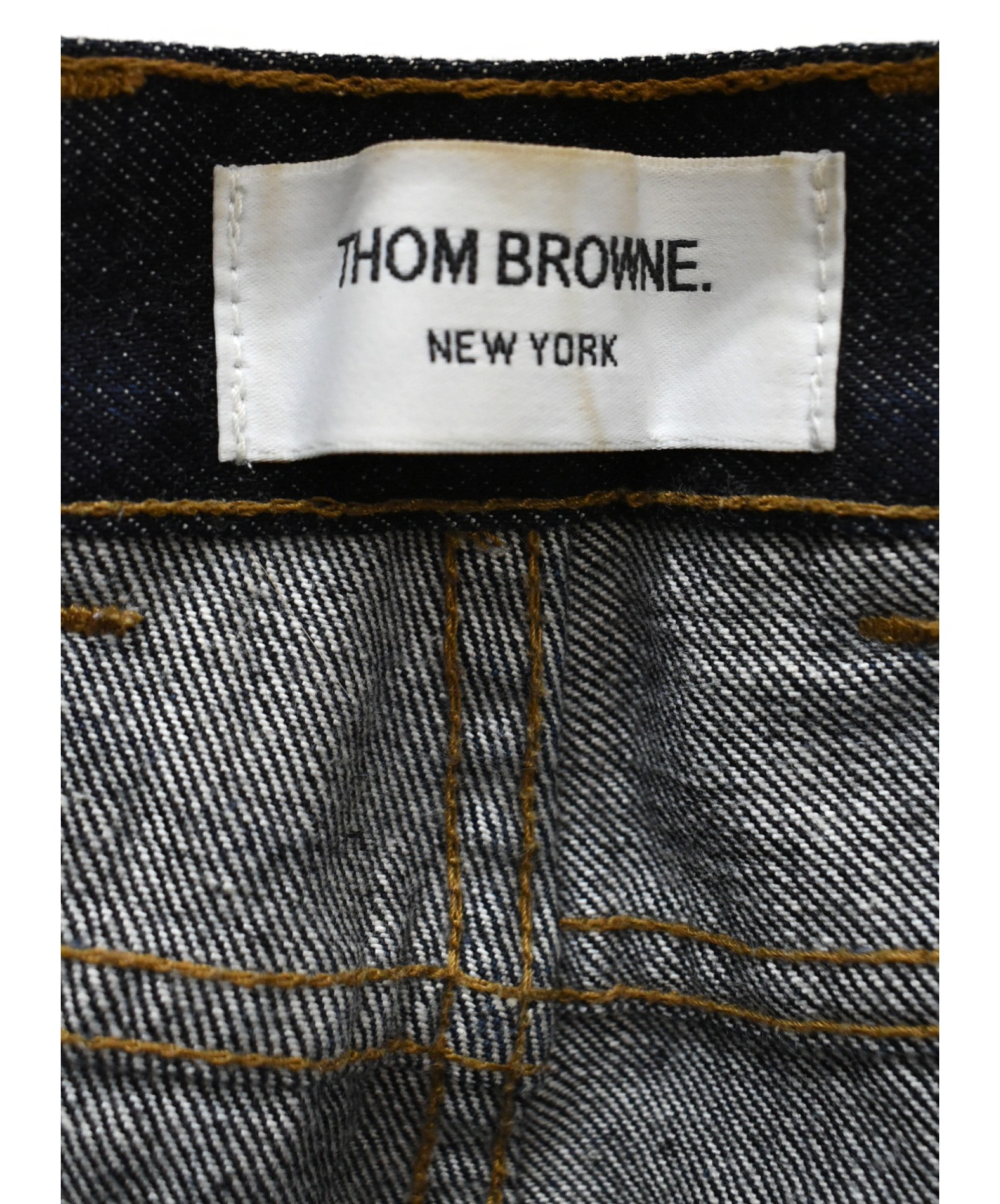 中古・古着通販】Thom Browne (トムブラウン) トリコテープ5Pデニム