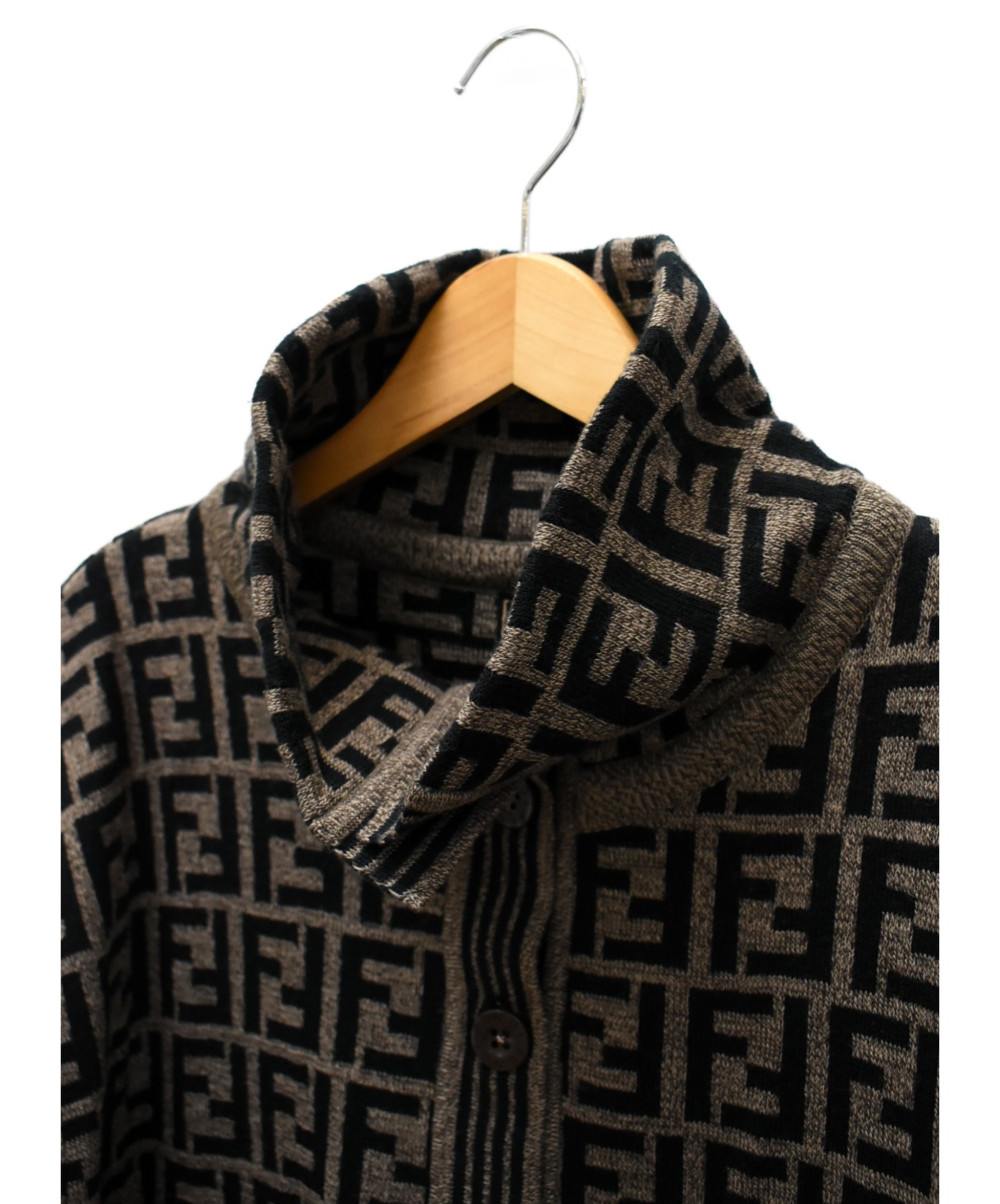 中古・古着通販】FENDI (フェンディ) ズッカ柄ロングニット