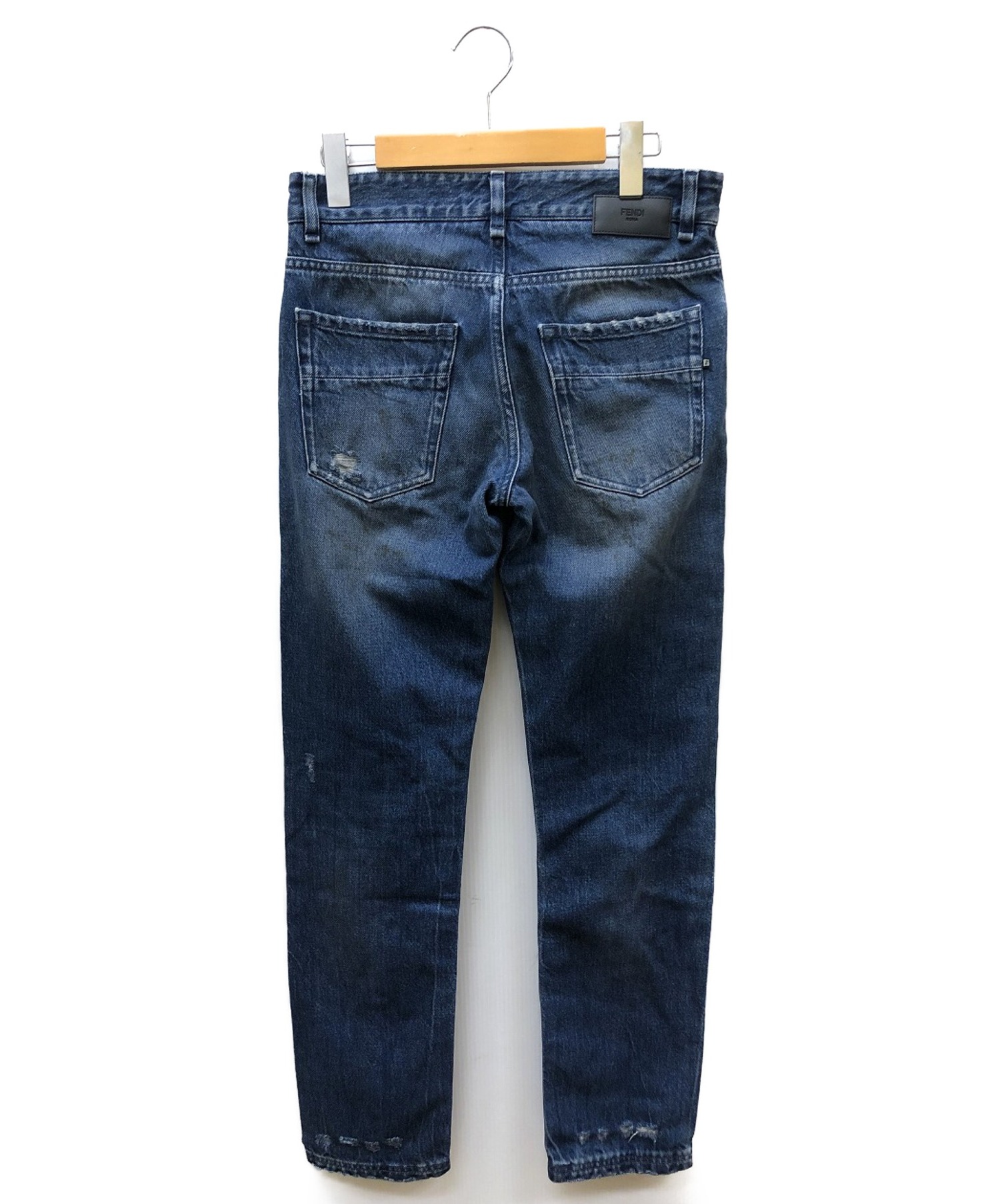 中古・古着通販】FENDI (フェンディ) デニムパンツ インディゴ サイズ 