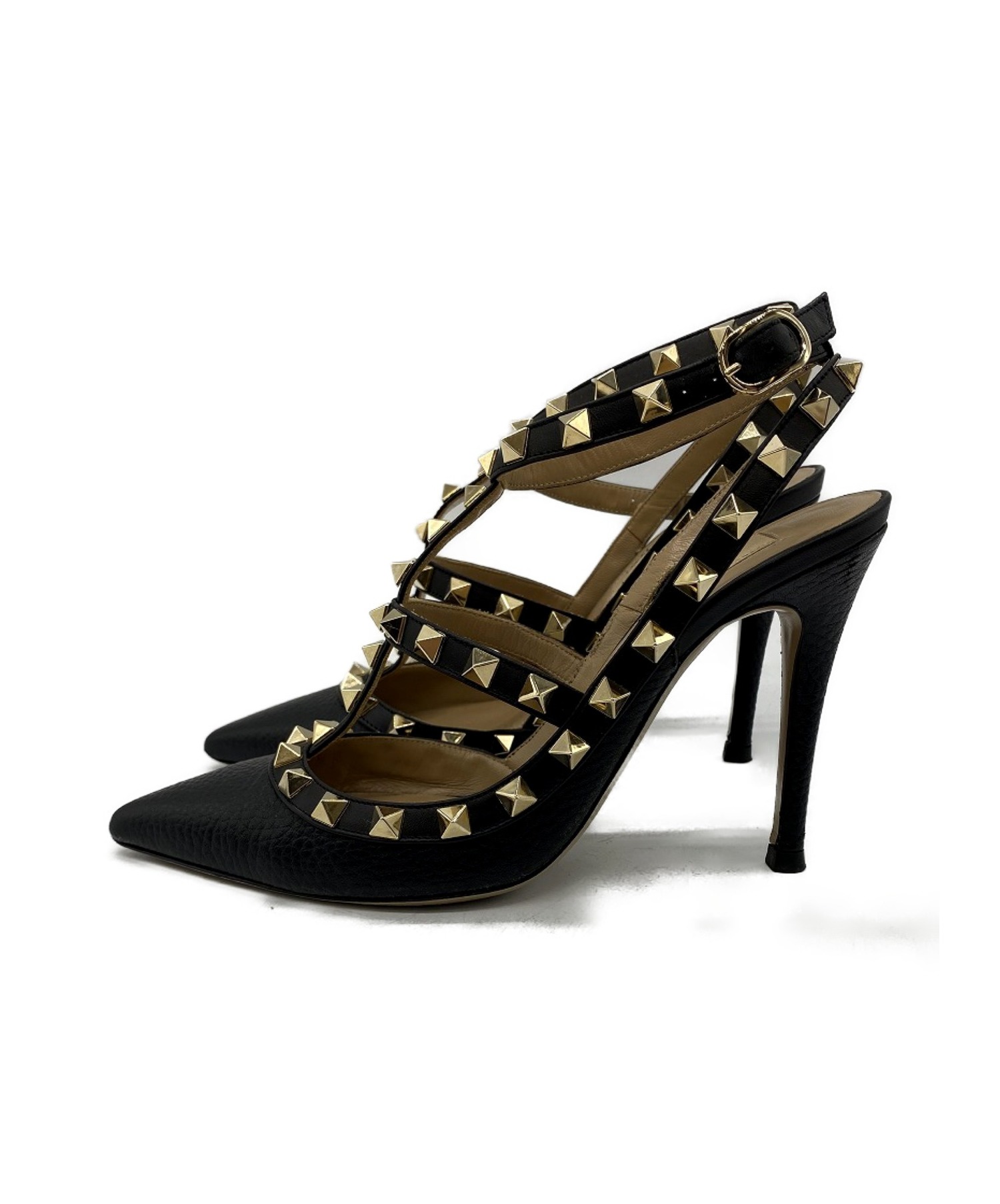 中古・古着通販】VALENTINO (バレンティノ) ロックスタッズ パンプス 
