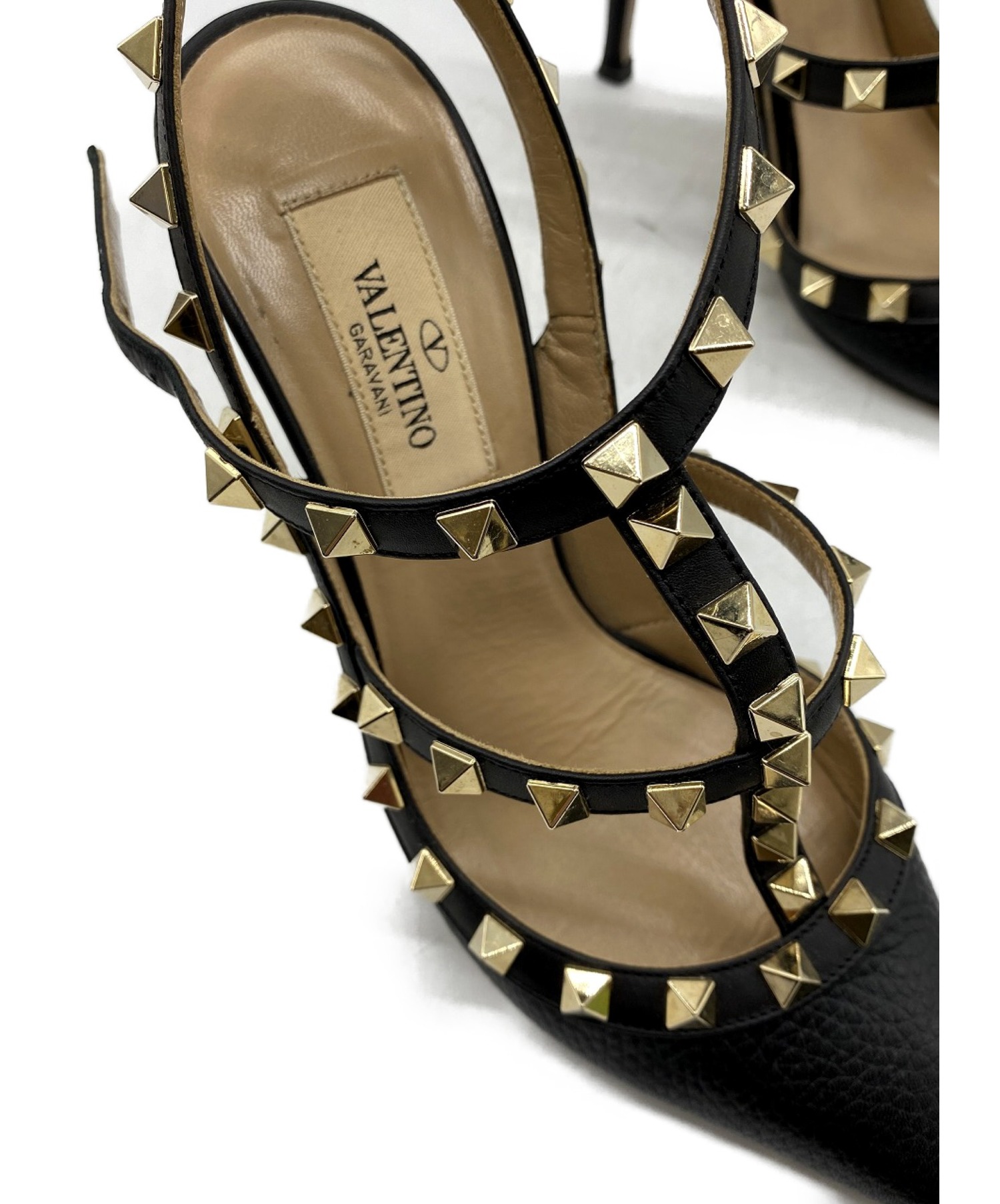 中古・古着通販】VALENTINO (バレンティノ) ロックスタッズ パンプス 