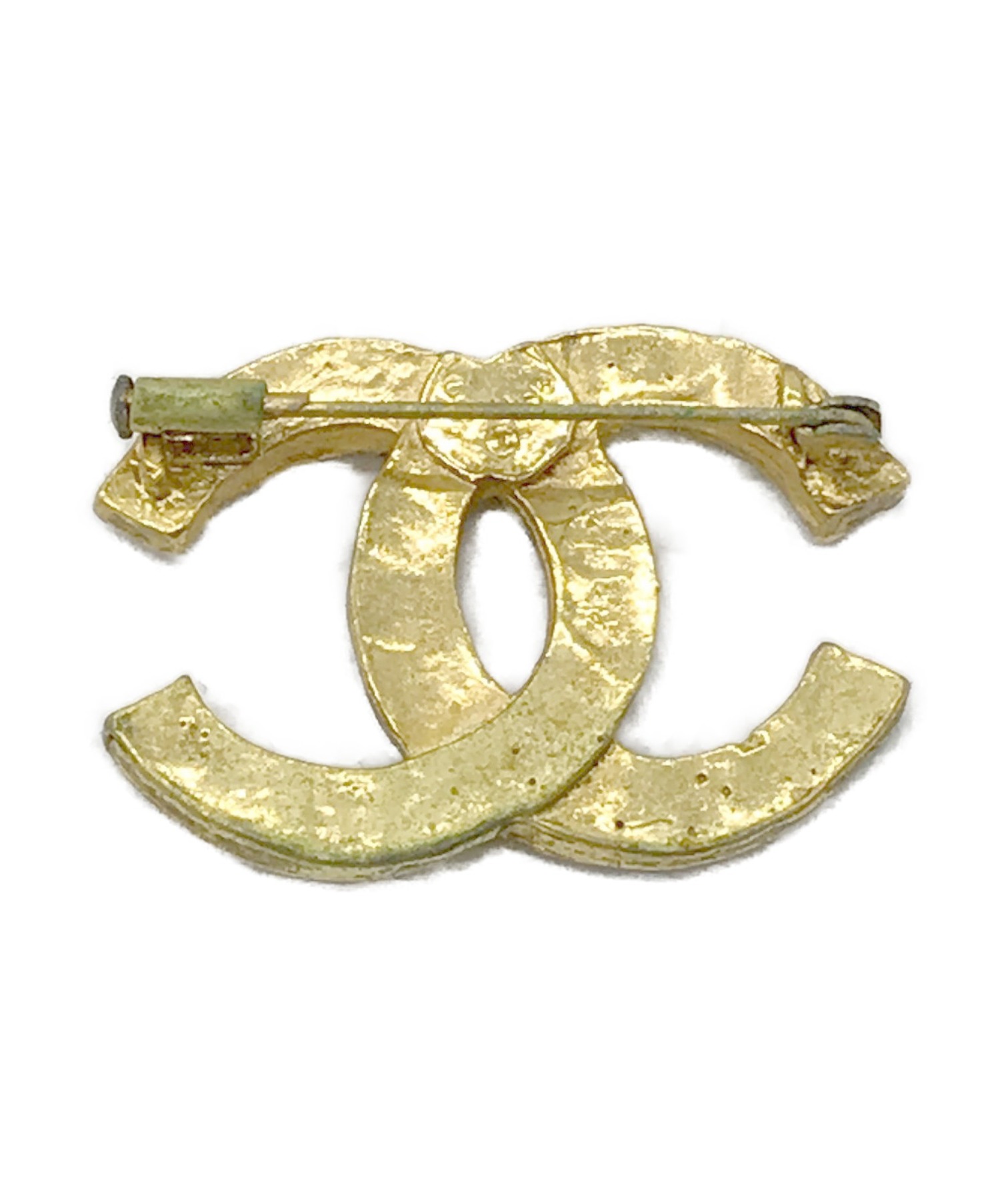 中古・古着通販】CHANEL (シャネル) ラインストーンココマークブローチ