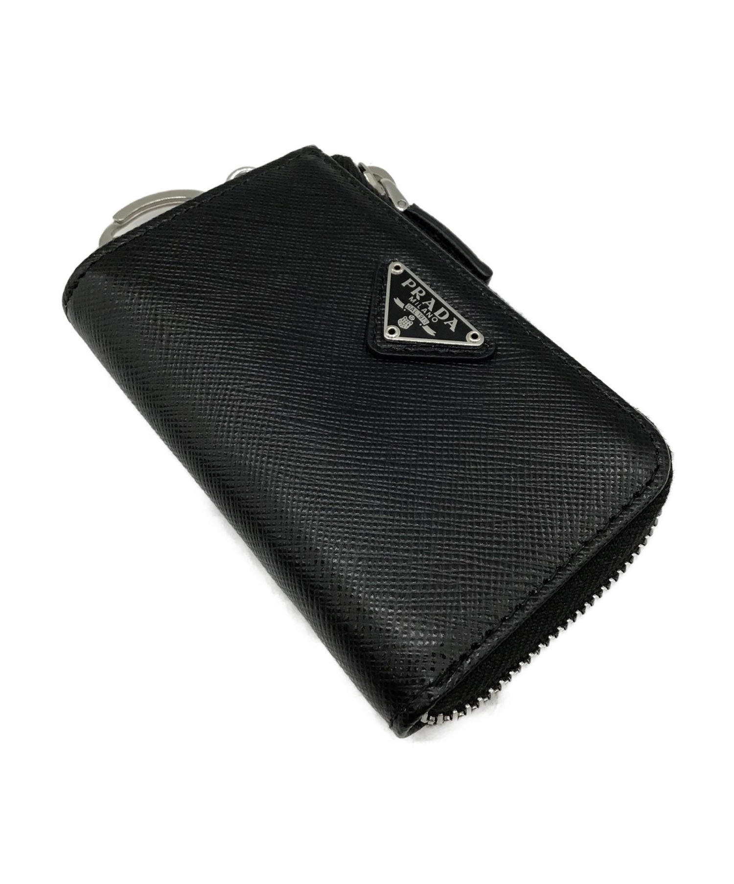 中古・古着通販】PRADA (プラダ) キーケース ブラック 2TT085