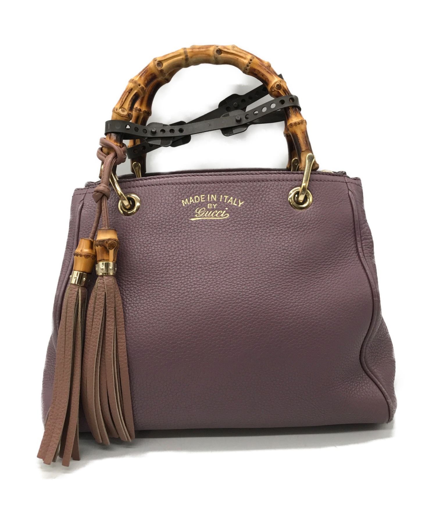 中古・古着通販】GUCCI (グッチ) バンブー2WAYショルダーバッグ 