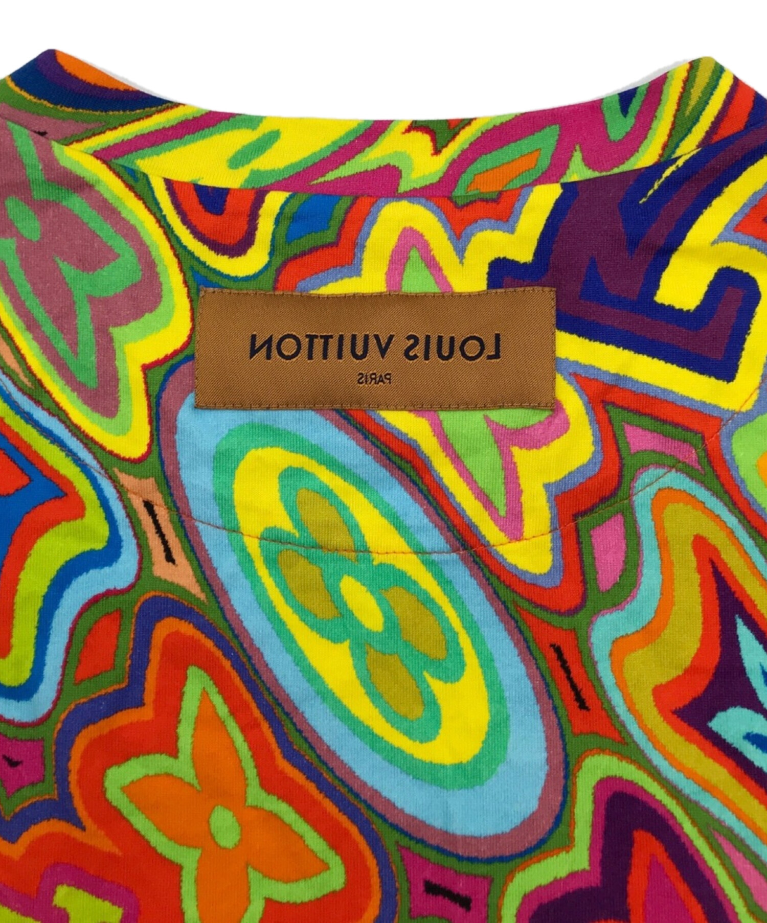 中古・古着通販】LOUIS VUITTON (ルイ ヴィトン) ダミエLVロゴtシャツ 