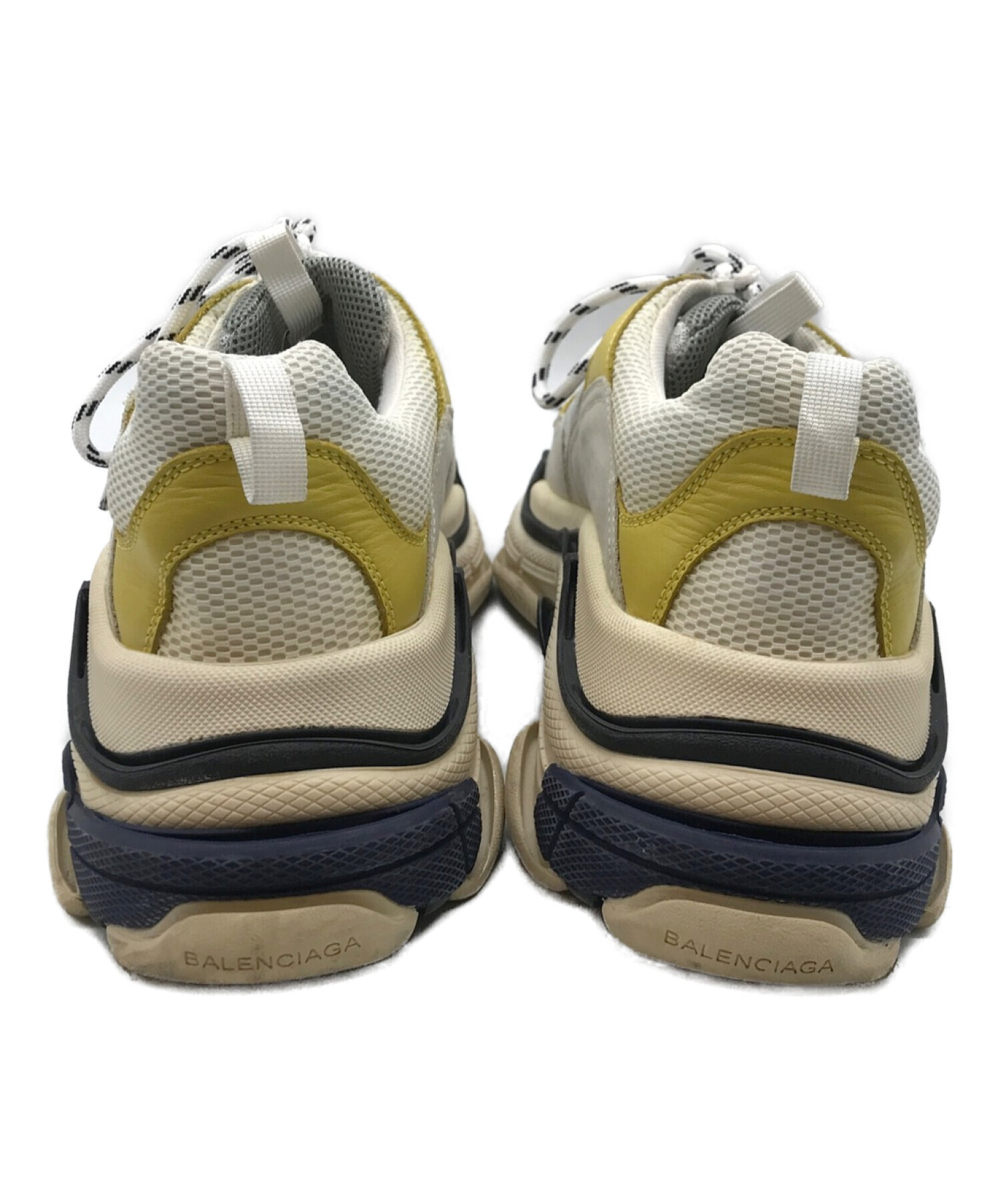 中古・古着通販】BALENCIAGA (バレンシアガ) TRIPLE S イエロー サイズ 