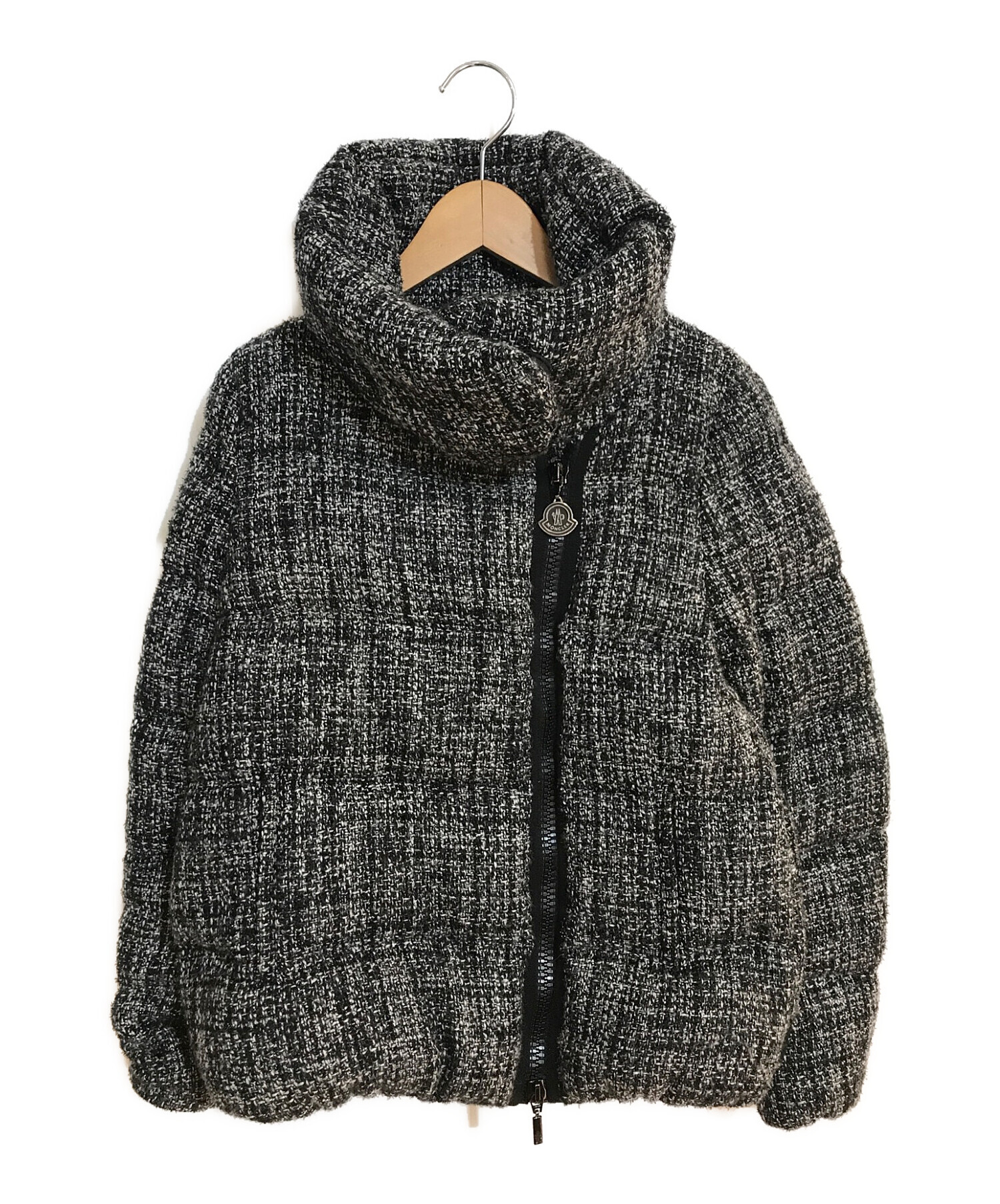【美品】MONCLER モンクレール ROCHERS ツイード ダウンジャケット 中古・古着通販】MONCLER (モンクレール) ROCHERS/ツイードダウン
