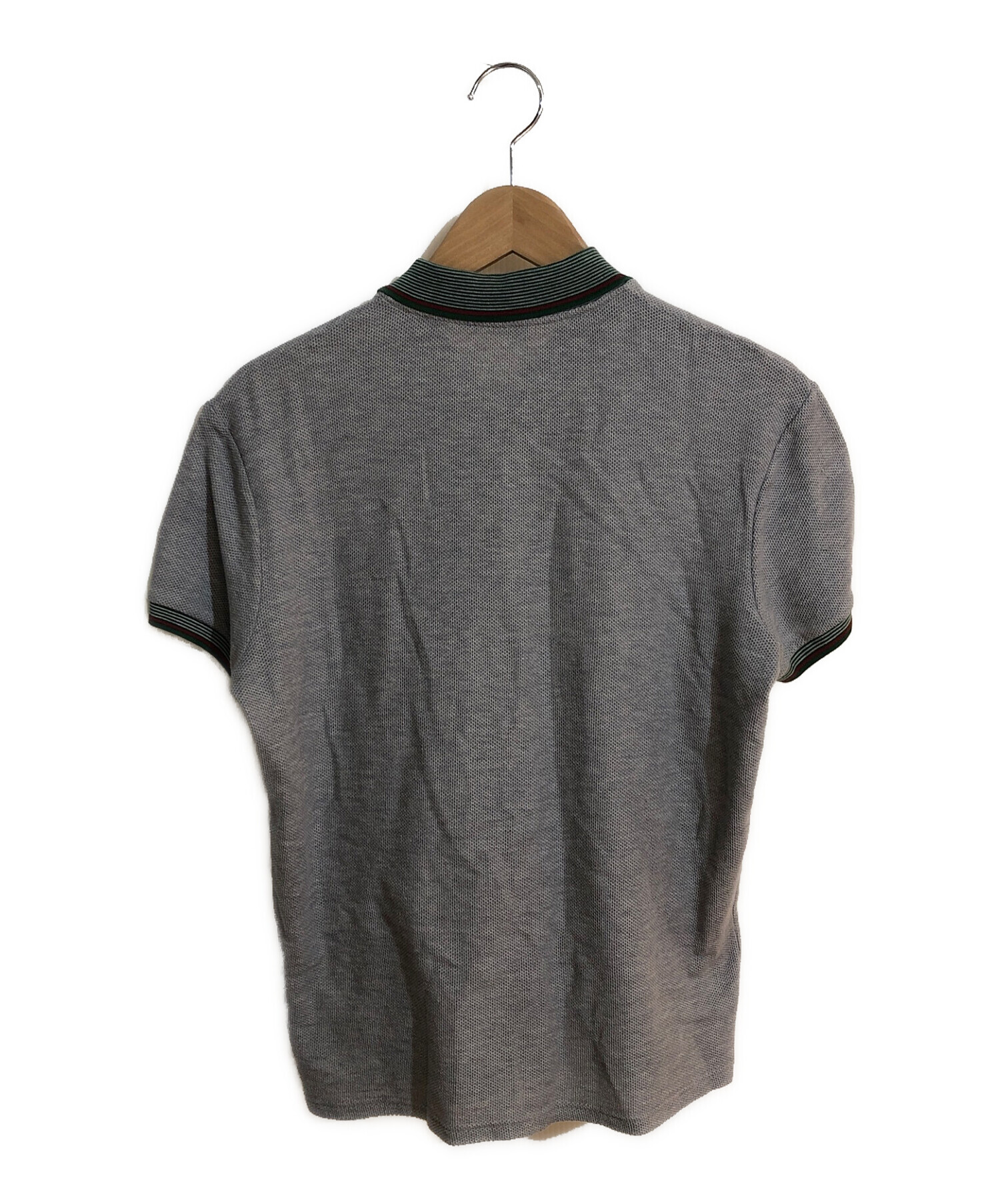 中古・古着通販】GUCCI (グッチ) シェリーラインポロシャツ グレー 