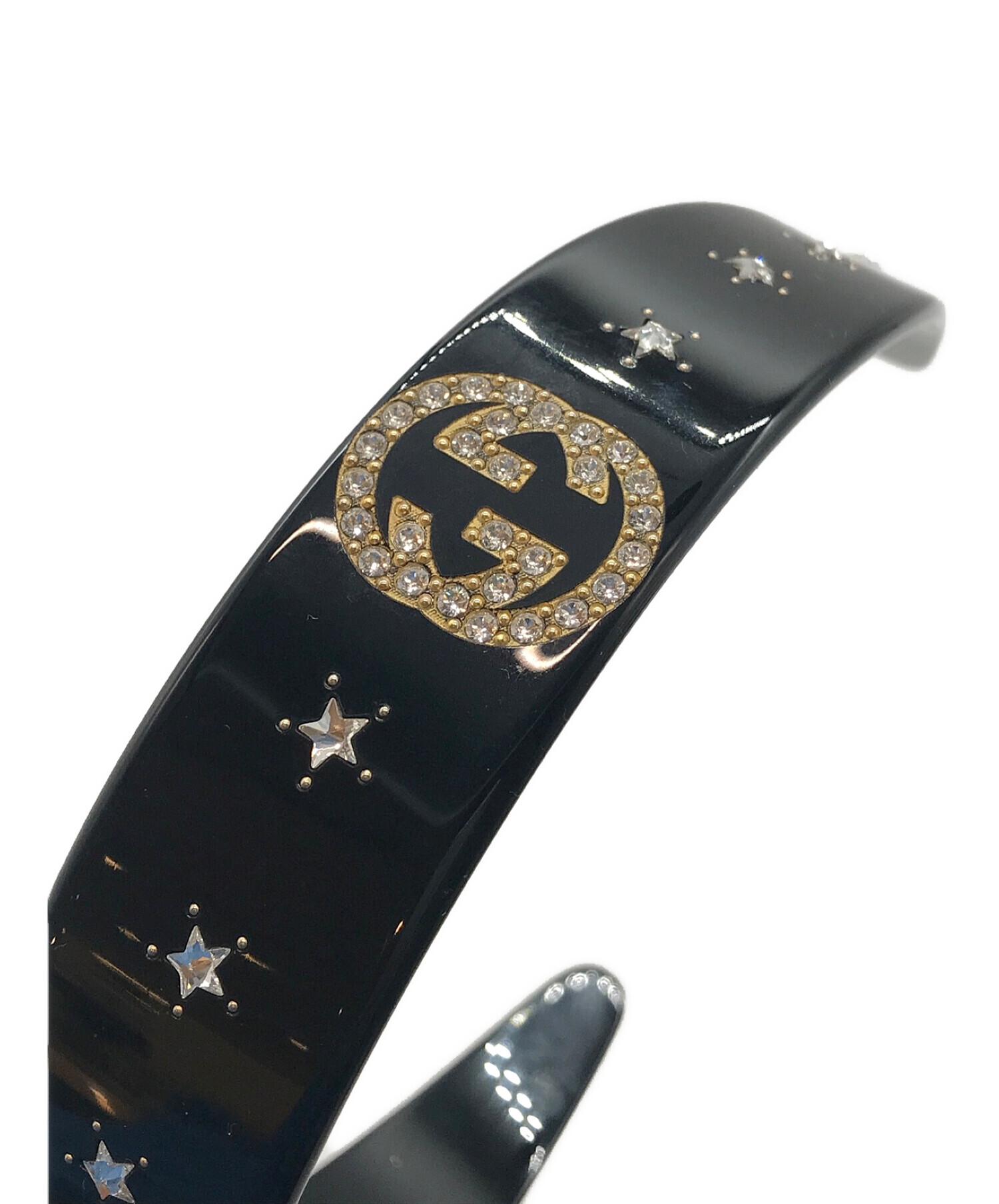 中古・古着通販】GUCCI (グッチ) クリスタルインターロッキングGヘア