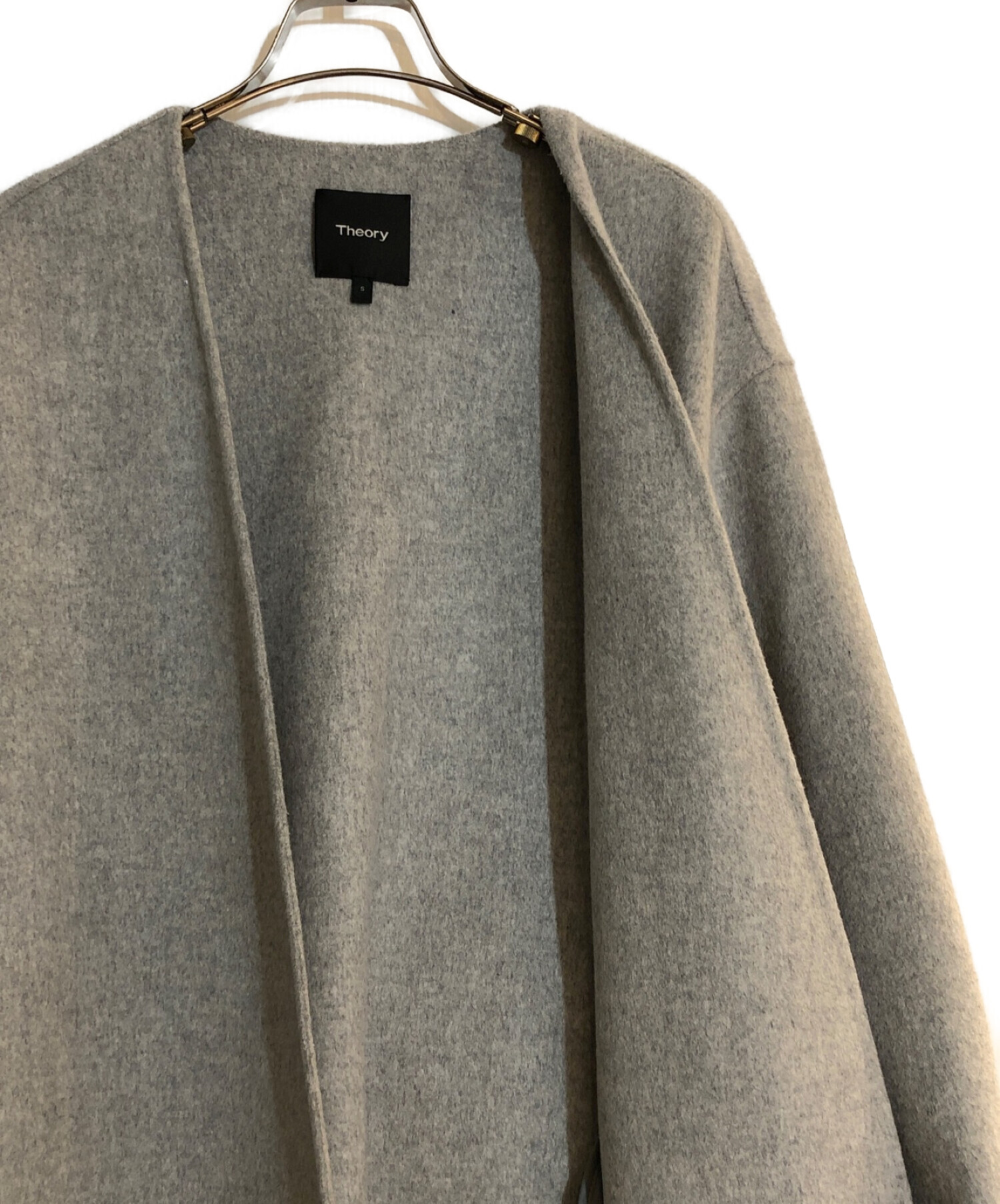 Luxe New Divide Collarless Coat セオリーコート 【公式通販】