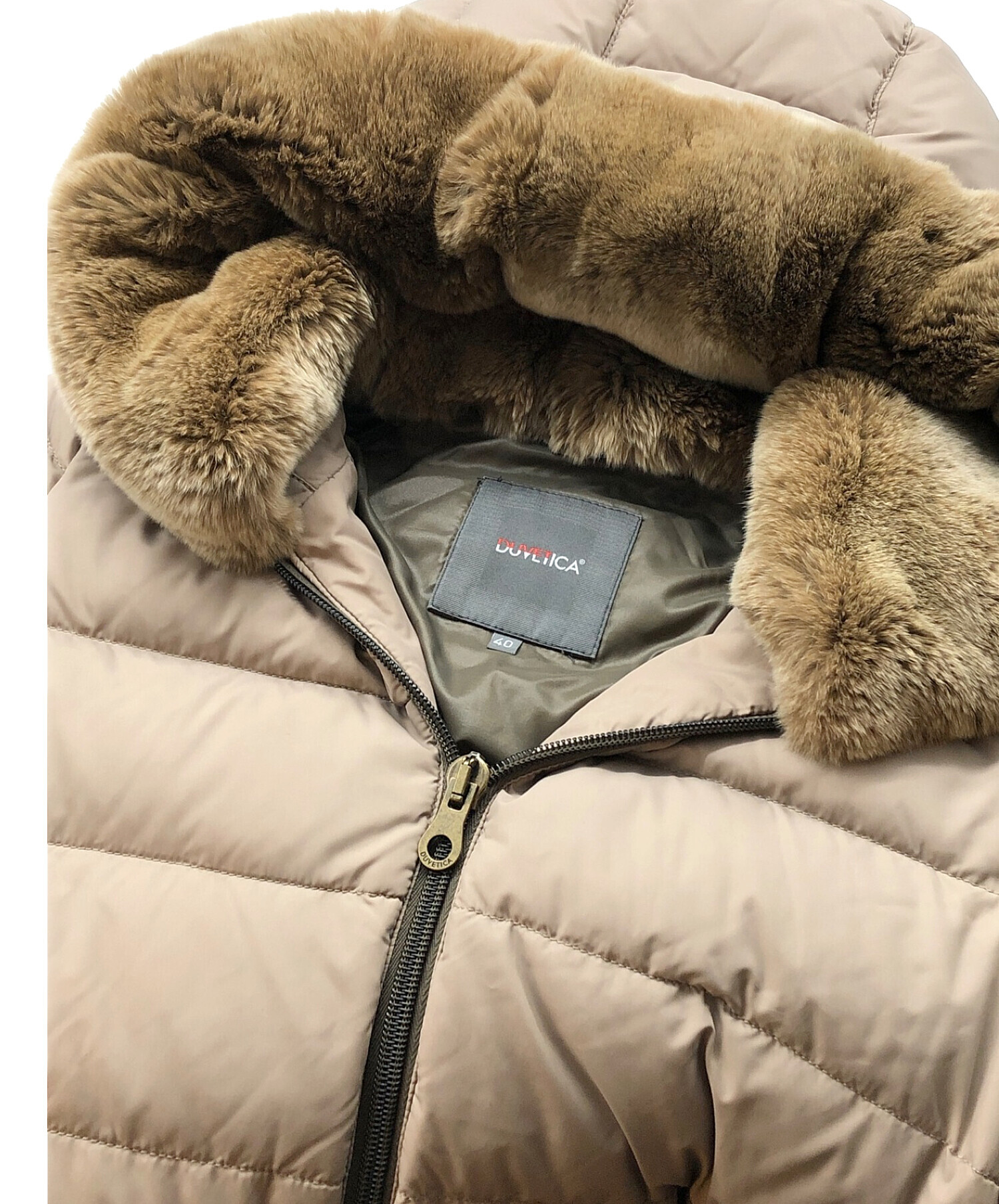 DUVETICA ダウンジャケット サイズ40 ラビットファー
