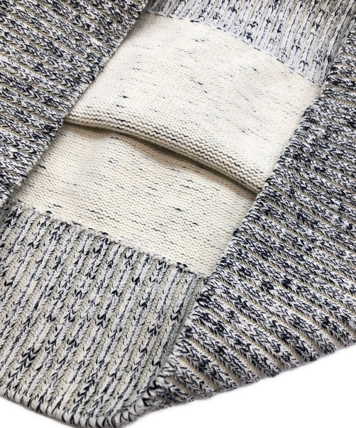 08sircus】WoolCottonMelangeDolmanSweater 08sircus】WoolCottonMelangeDolmanSweater