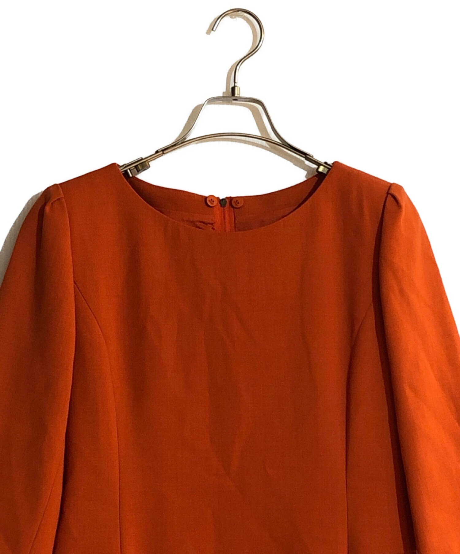 中古・古着通販】FOXEY (フォクシー) クラシック2 ワンピース オレンジ