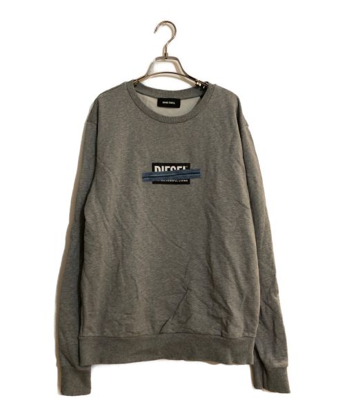 DIESEL タイト トップス 長袖 グレー Sサイズ 古着/中古品 匿名配送 中古・古着通販】DIESEL (ディーゼル) S-GIRK-N83 グレー サイズ:SIZE