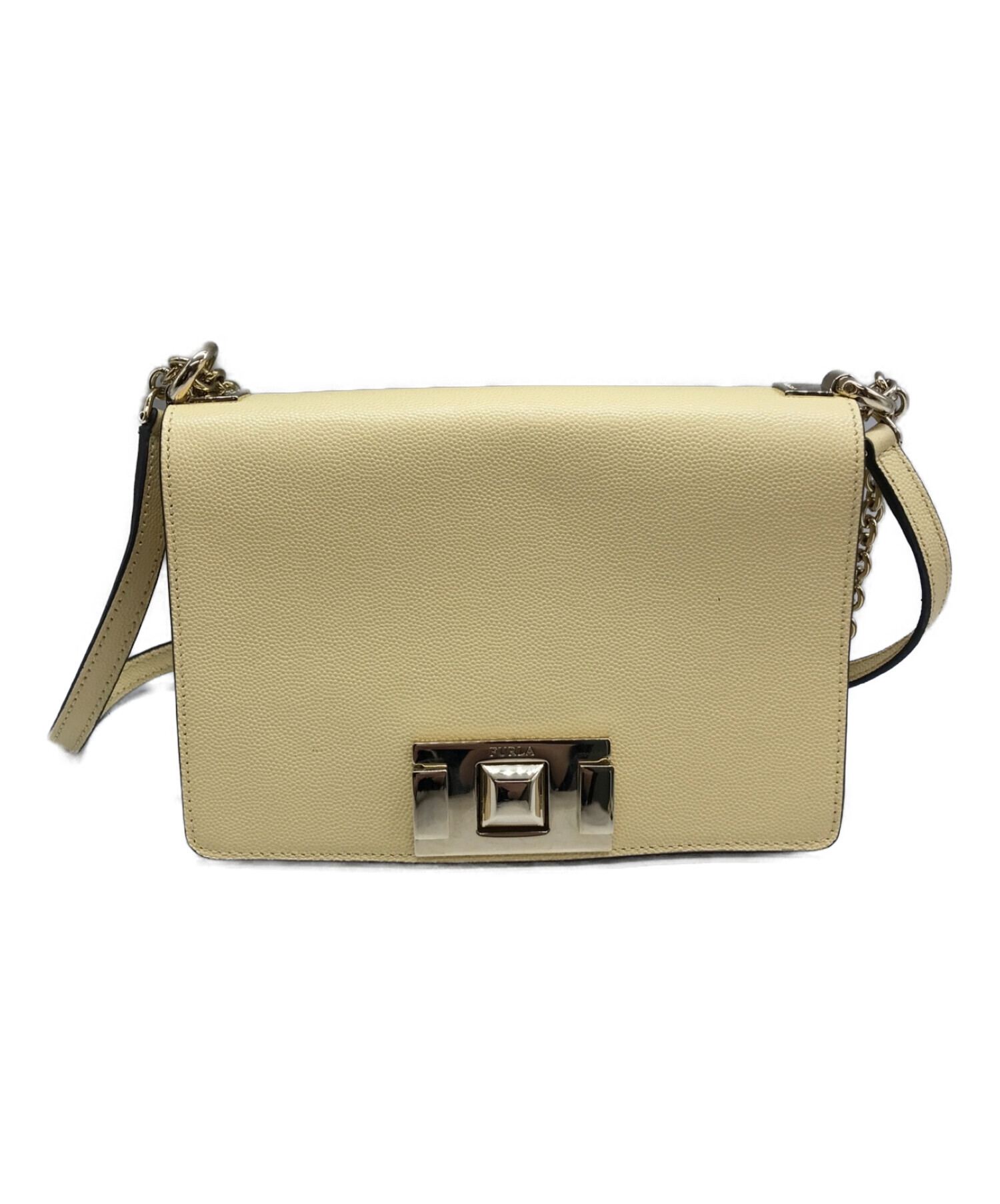 中古・古着通販】FURLA (フルラ) チェーンショルダーミニバッグ 中古・古着通販】FURLA (フルラ) チェーンショルダーミニバッグ