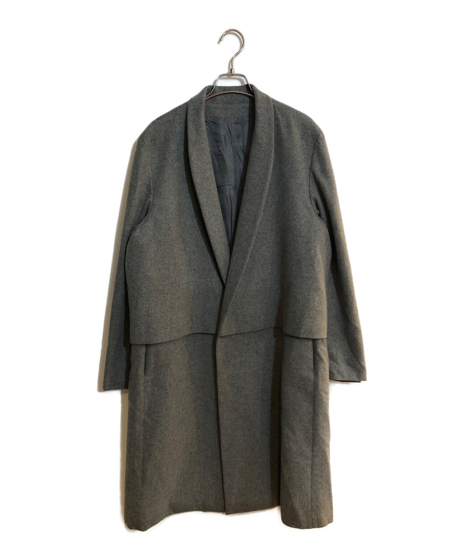 中古・古着通販】ETHOSENS (エトセンス) レイヤードロングコート