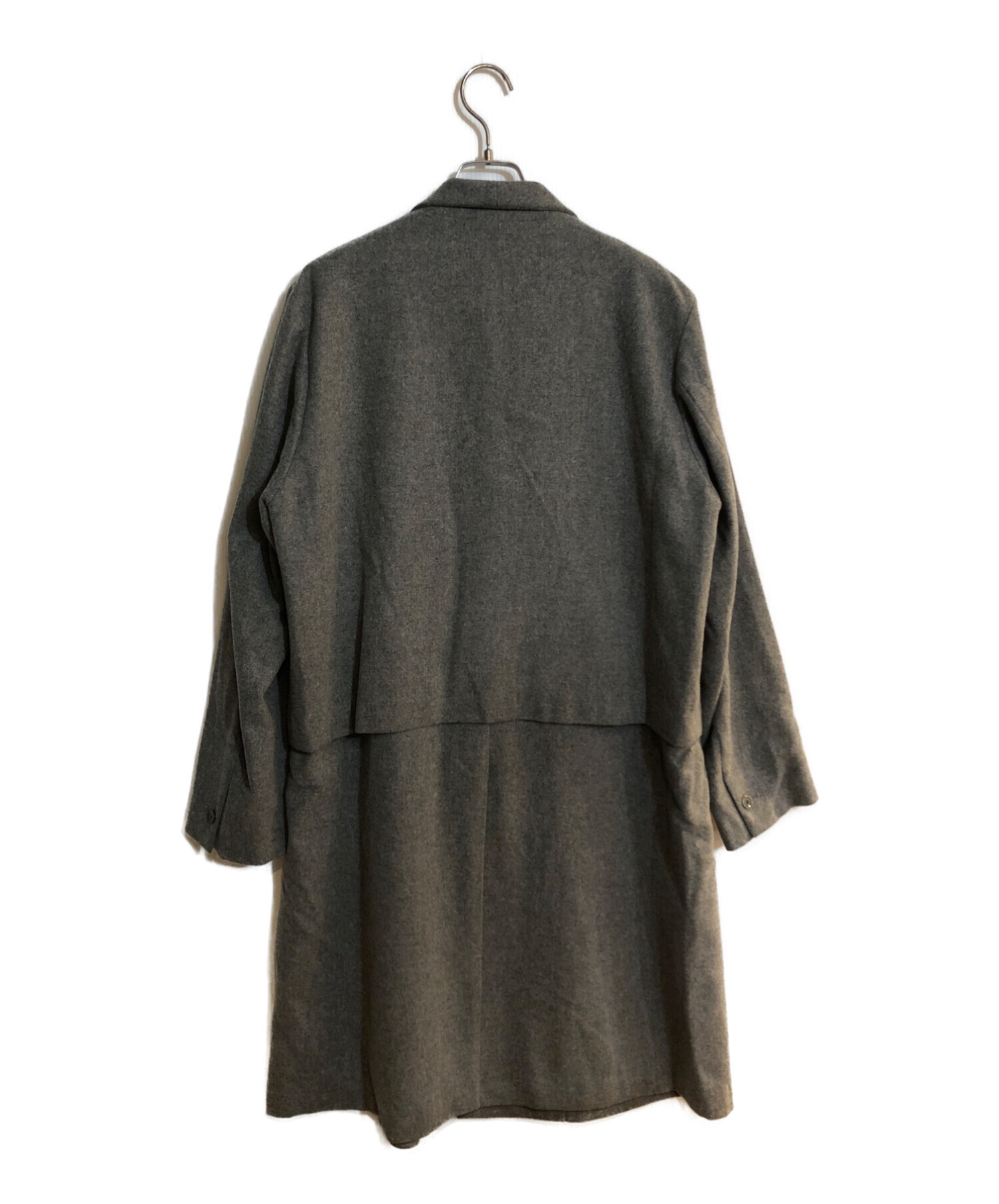 中古・古着通販】ETHOSENS (エトセンス) レイヤードロングコート