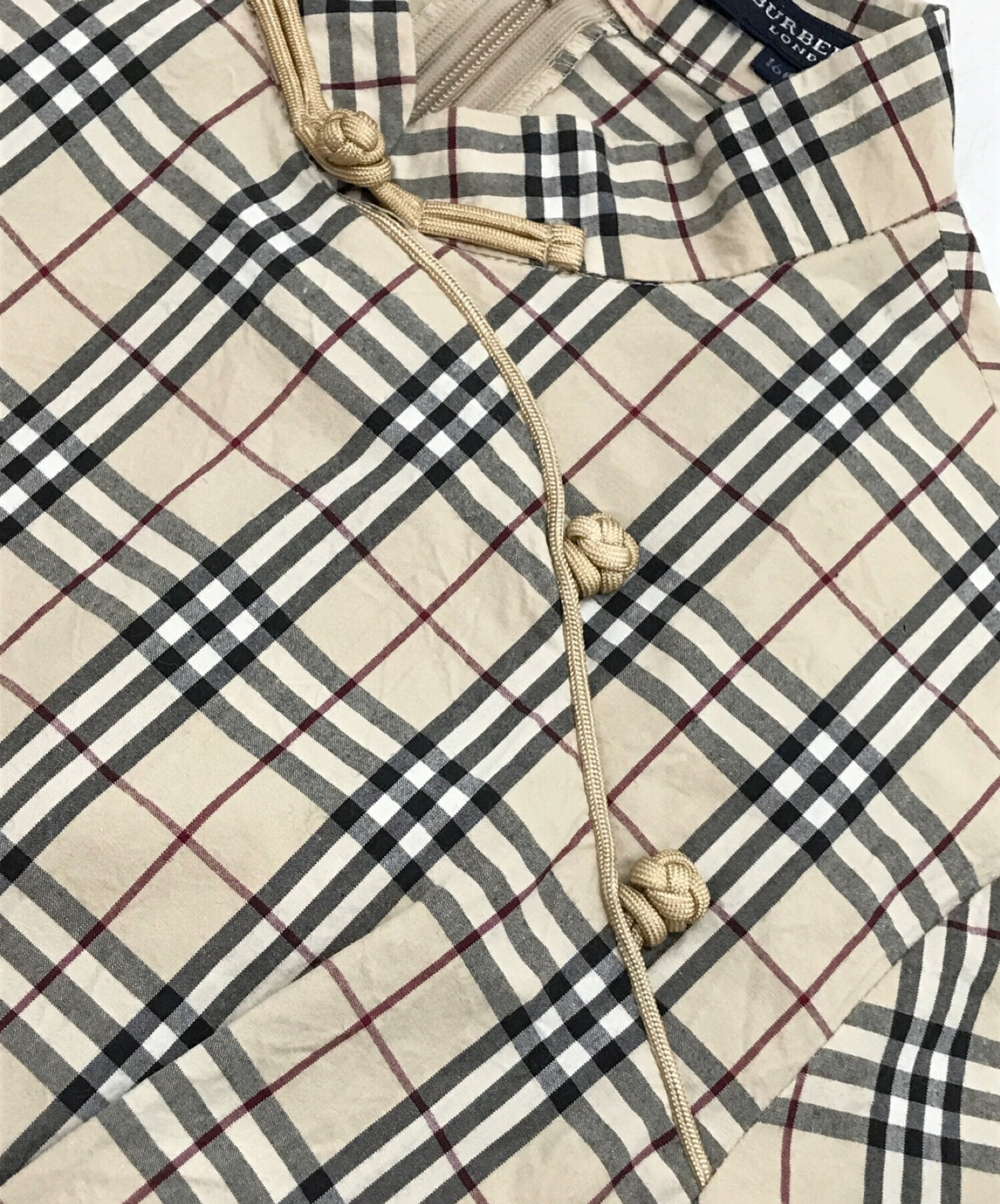 BURBERRY チャイナ風ワンピース 中古・古着通販】BURBERRY LONDON (バーバリー ロンドン) チャイナ