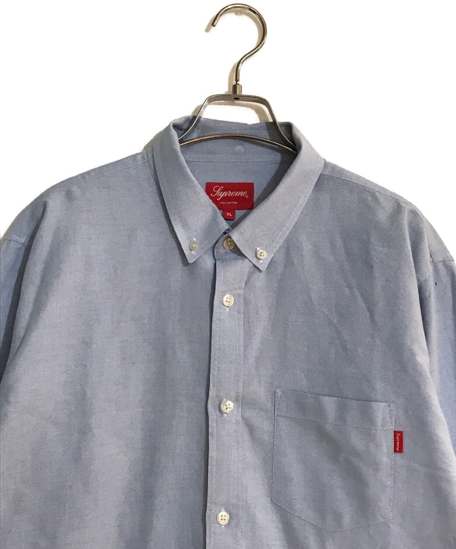 Supreme XL ポリエステル シャツ 94 中古・古着通販】SUPREME (シュプリーム) L/S Oxford Shirt/L/S