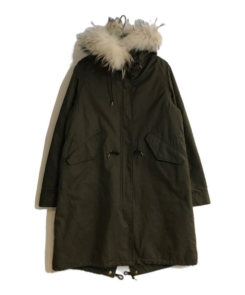 美品　IENA 2018AW ライナー付きモッズコート　フード　ラクーン　40 中古・古着通販】IENA (イエナ) ラクーンファーライナー付モッズコート