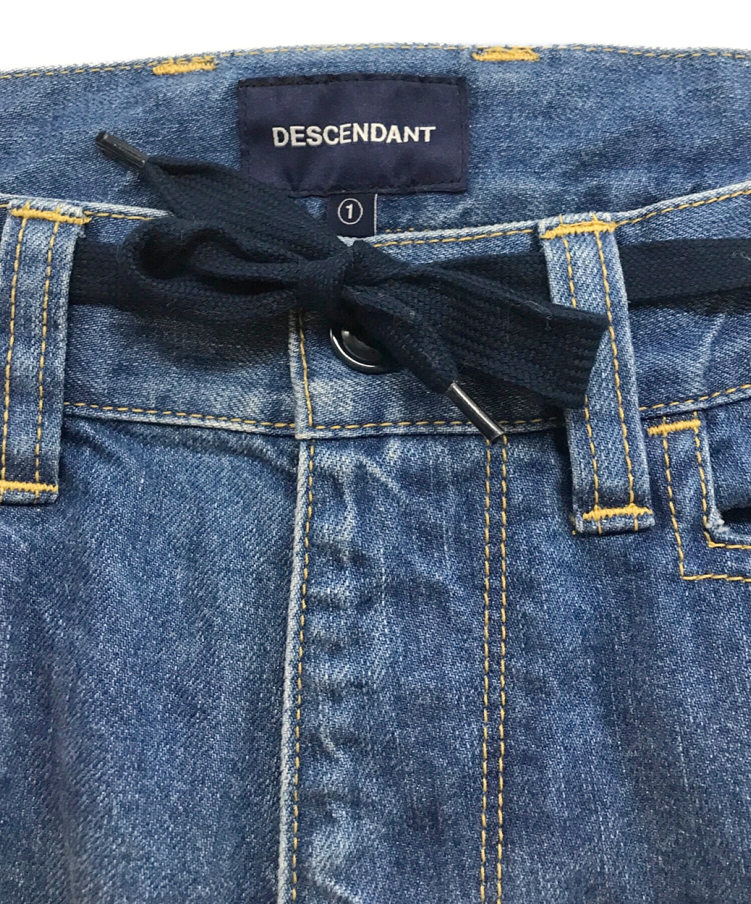 中古・古着通販】DESCENDANT (ディセンダント) DENIM TROUSERS ブルー