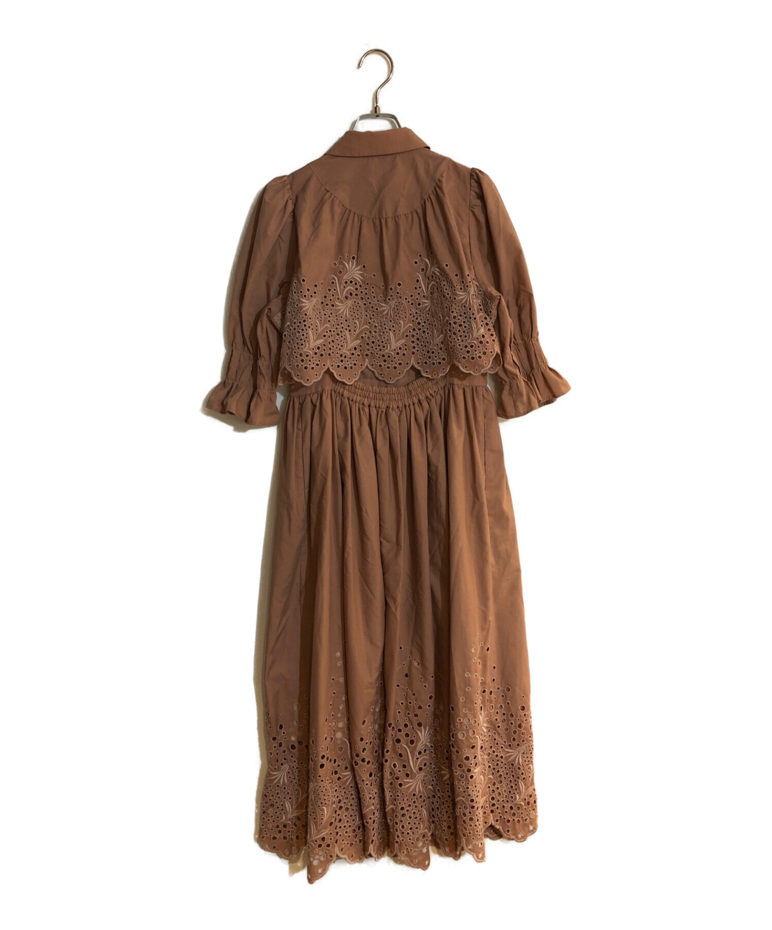 中古・古着通販】HER LIP TO (ハーリップトゥ) Back Lace Midi Shirt 