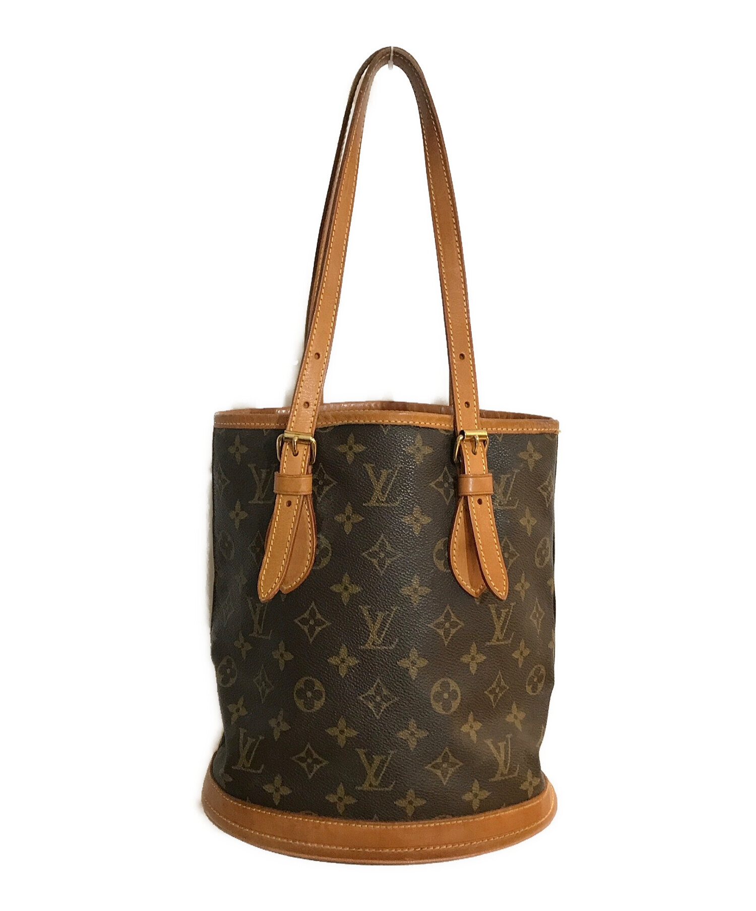 【美品】LOUIS VUITTON モノグラム バケット ミニバッグ 中古美品 中古・古着通販】LOUIS VUITTON (ルイ ヴィトン) モノグラムプチ