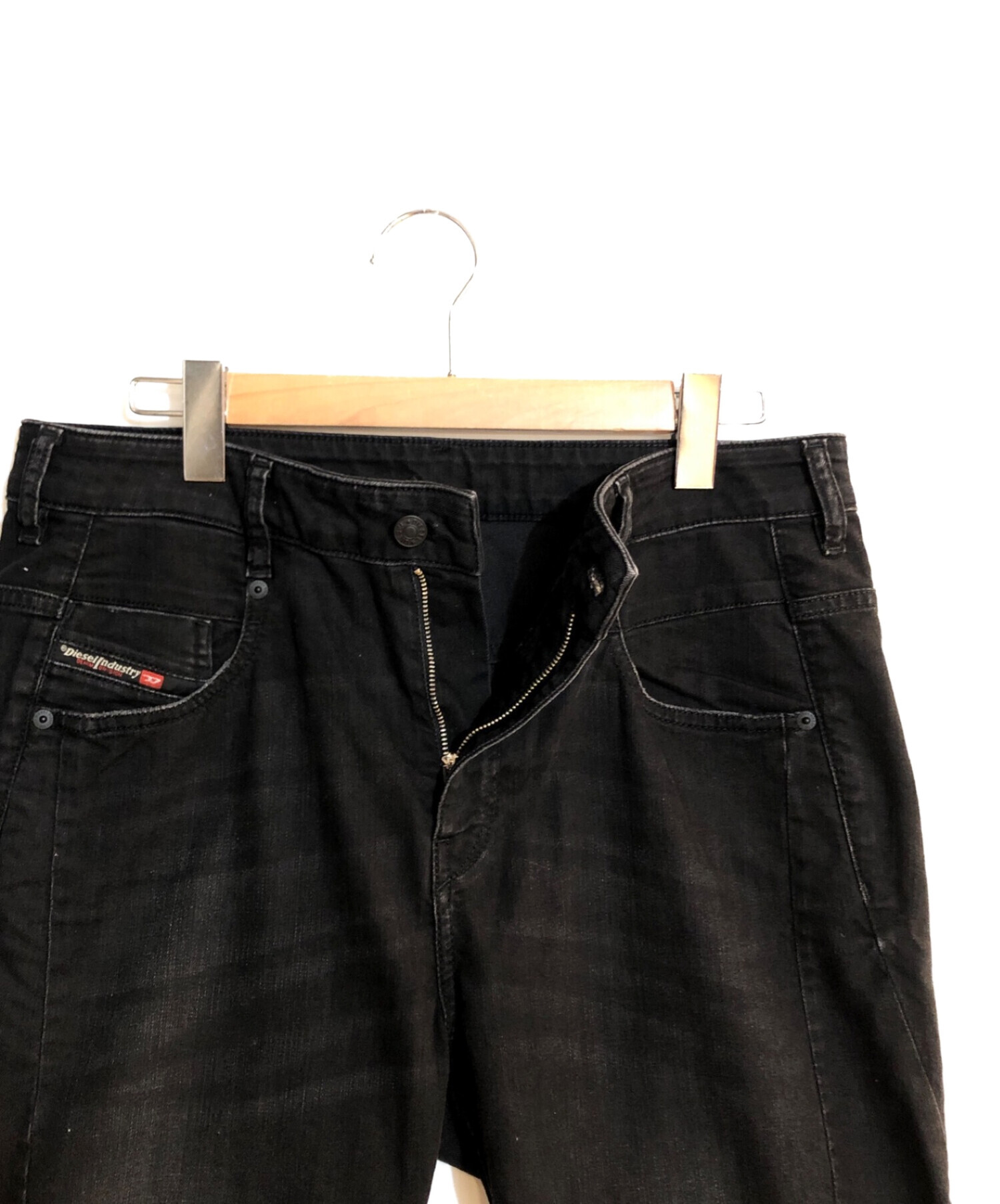 中古・古着通販】DIESEL (ディーゼル) デニムパンツ ブラック サイズ 