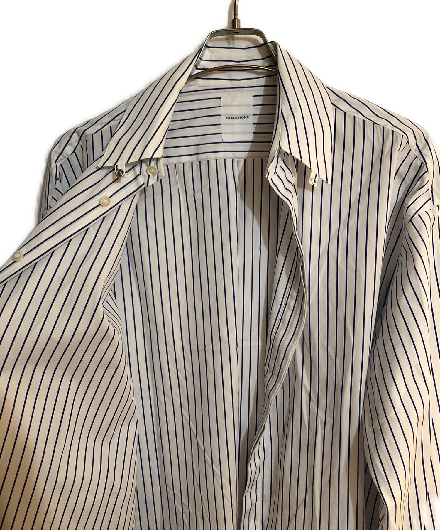 中古・古着通販】SUBLATIONS (サブレーションズ) TAB COLLAR SHIRT 