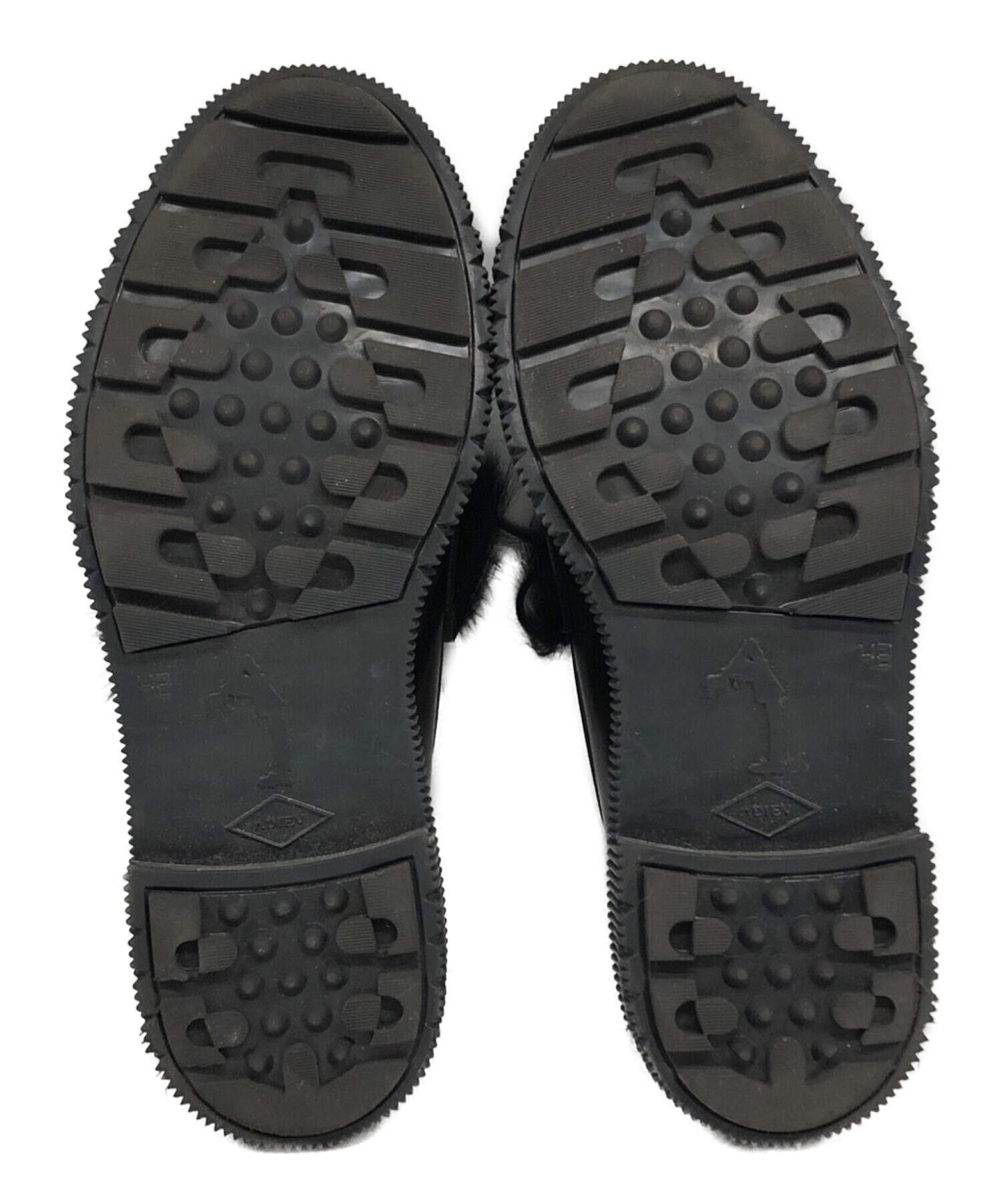 中古・古着通販】ADIEV (アデュー) ファーローファー ブラウン サイズ