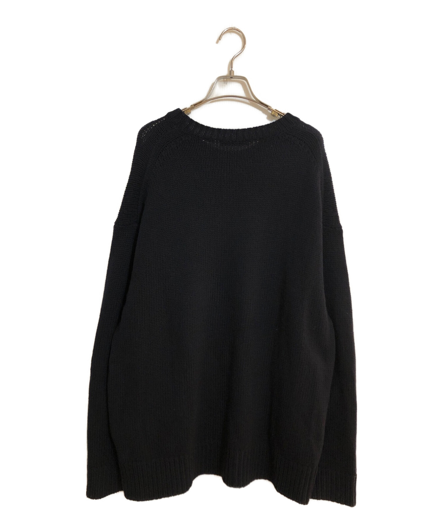 希少サイズM GALERIE VIE♡ファインウール クルーネック ニット 白