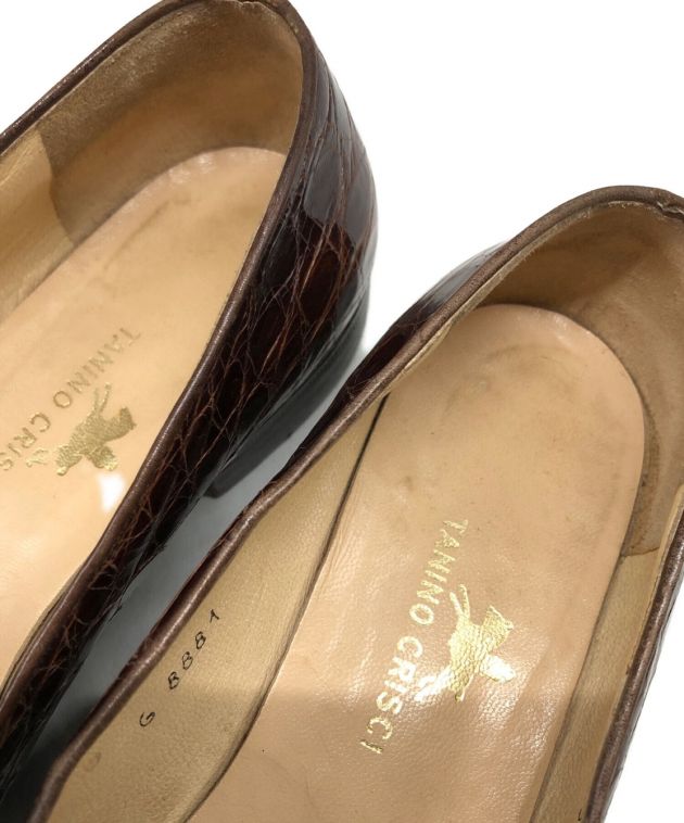 tanino crisci タニノクリスチー　ローファー ブラウン 37 TANINO CRISCI タニノクリスチー ローファー茶 37ハーフサイズ／24.5cm