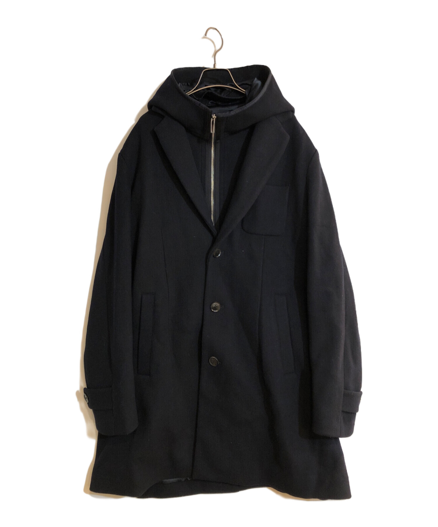 エンポリオアルマーニ ウール コート 中古・古着通販】EMPORIO ARMANI (エンポリオアルマーニ) ウールダブル