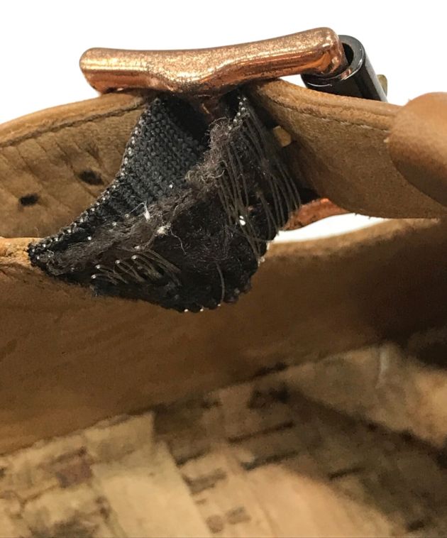 Paul Smith フリンジ レザー グルカサンダル ブラウン size8 中古・古着通販】Paul Smith (ポールスミス) レザーグルカサンダル