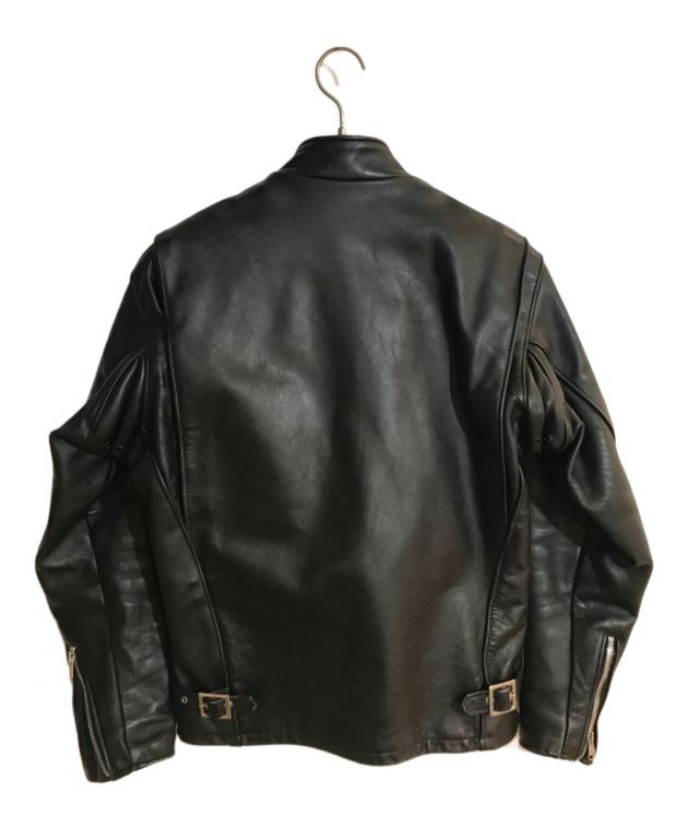 Schott シングル ライダース レザー ライナー付 USA製 黒 36 Schott N.Y.C（ショット） Schott USA LINE 641 ステアハイド シングル