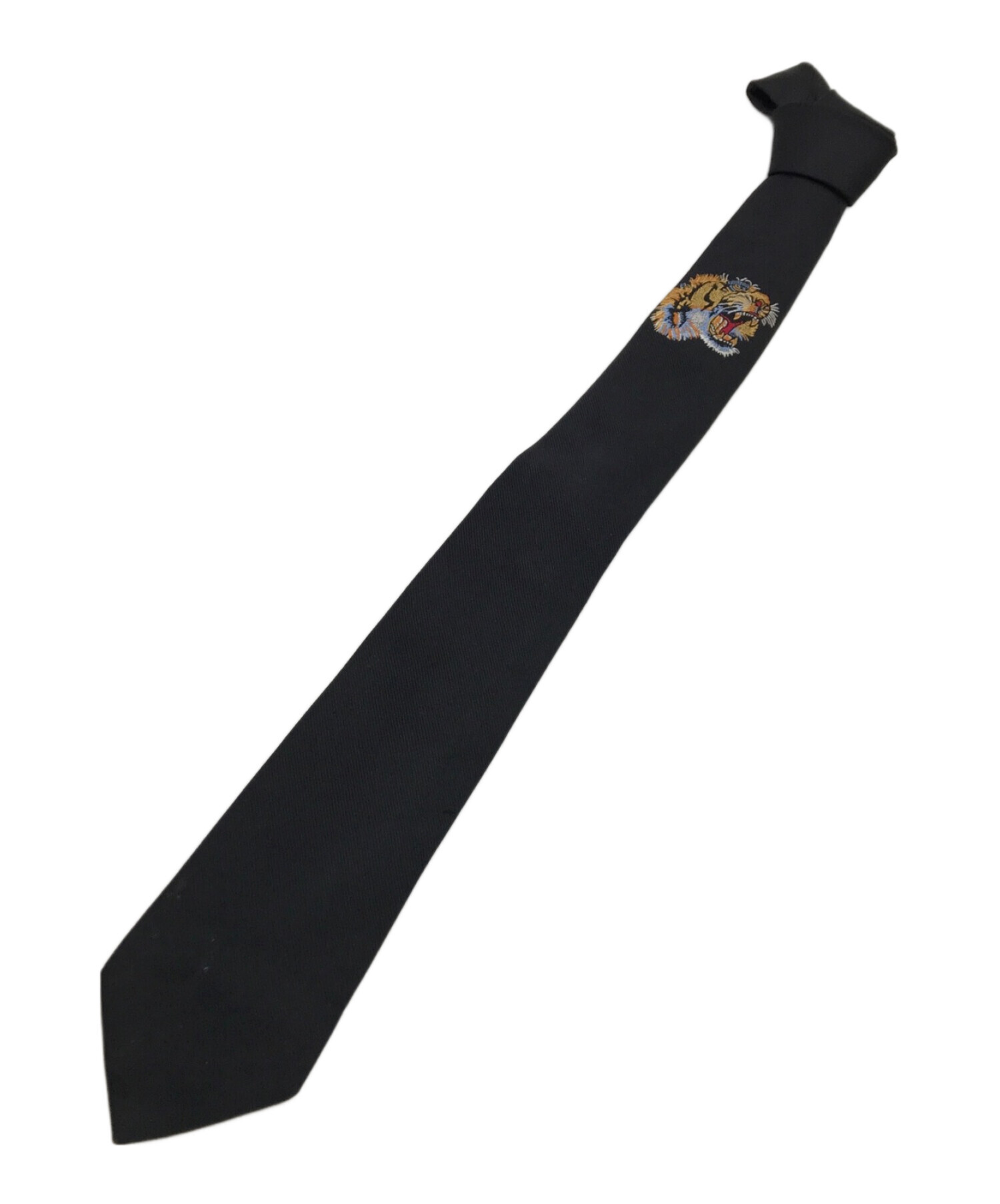 中古・古着通販】GUCCI (グッチ) タイガーエンブロイドネクタイ  