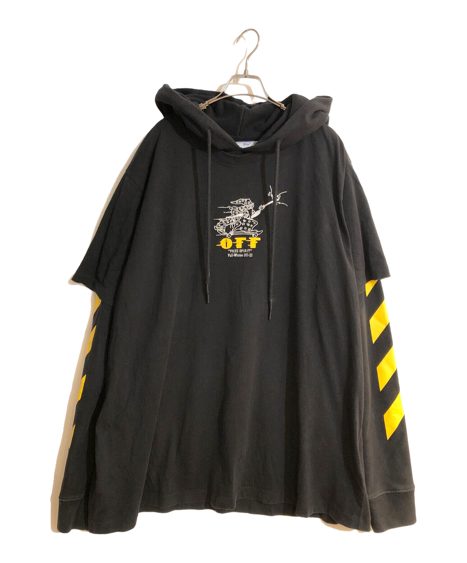 off-whiteレイヤードパーカー 中古・古着通販】OFFWHITE (オフホワイト) Free Spirit Wizard