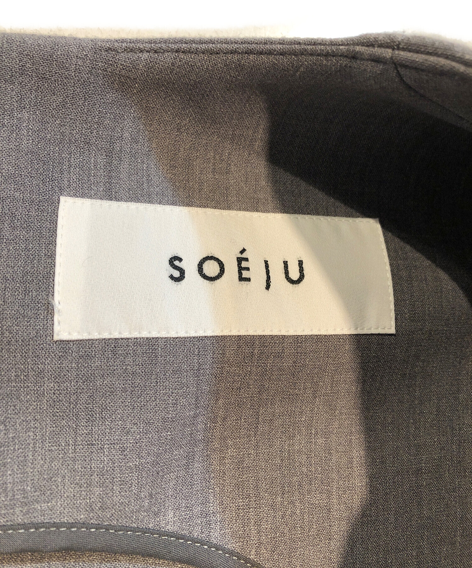 中古・古着通販】SOEJU (ソージュ) ウールライクジャンパースカート