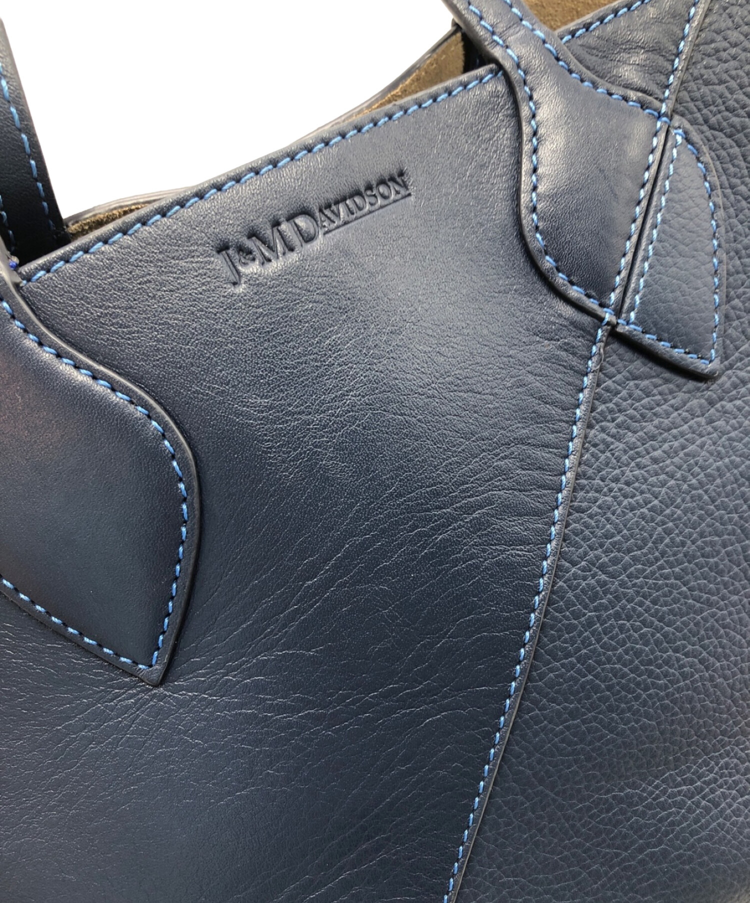 【値下中】J&M DAVIDSON ベル マイクロ　青 在庫限り ジェイ&エムデヴィッドソン J&M Davidson トートバッグ ベル