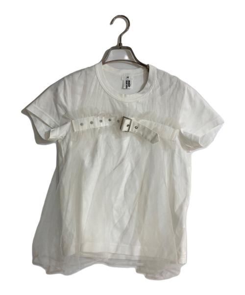 ケイニノミヤ カットソー 白 中古・古着通販】noir kei ninomiya (ノワール ケイ ニノミヤ) 20SS