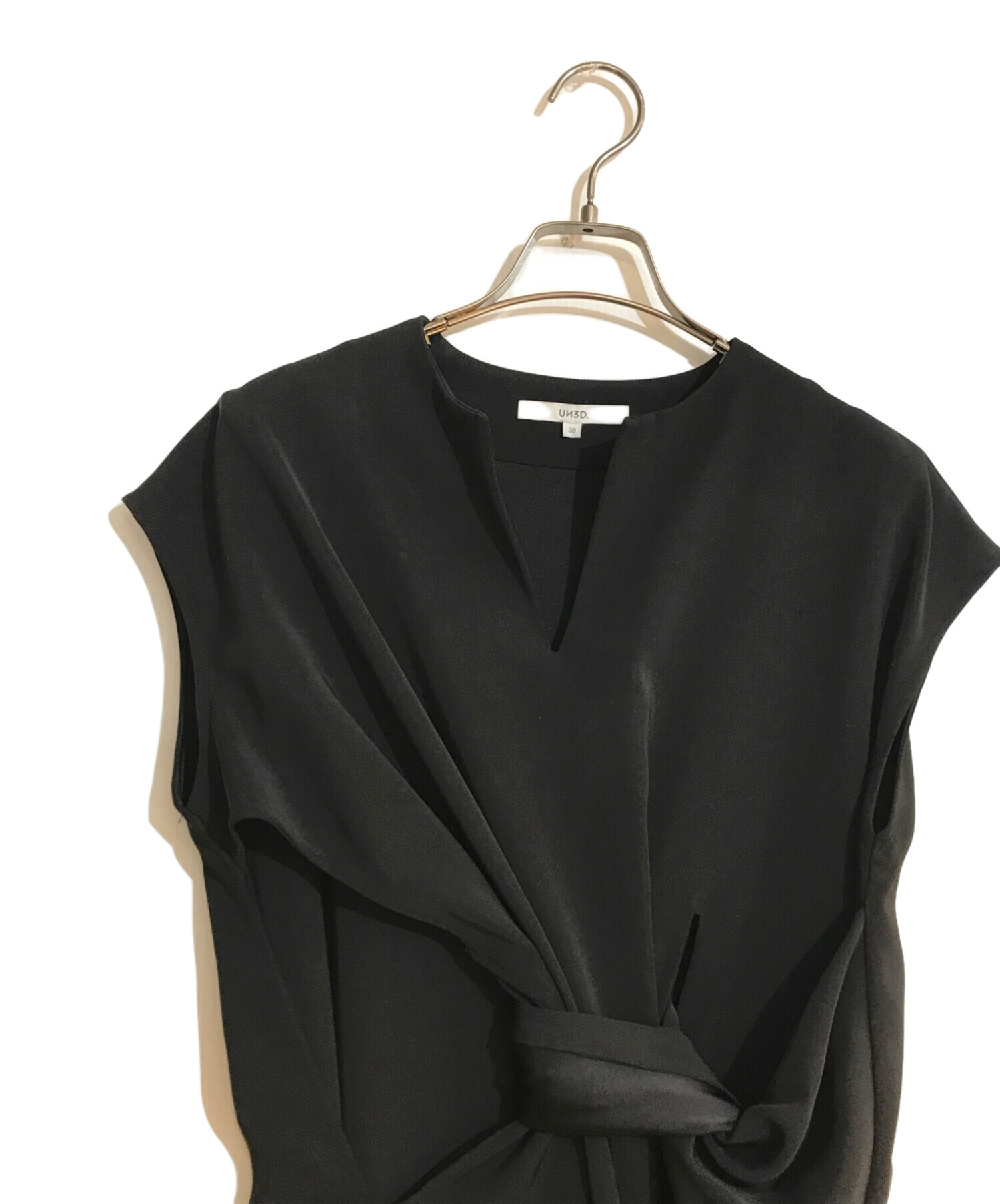 中古・古着通販】UN3D. (アンスリード) サッシュドレープワンピース